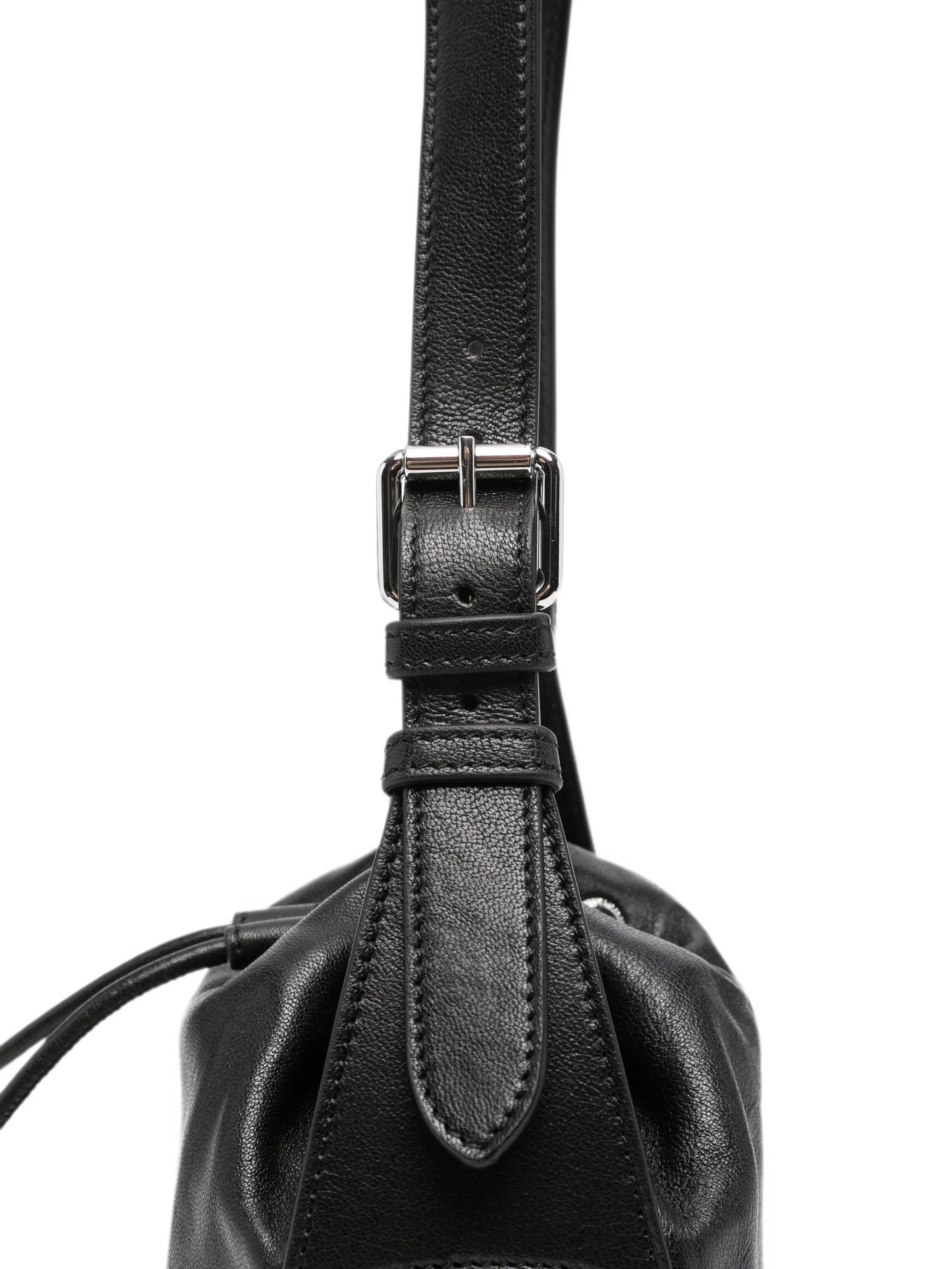 Stacey leather bucket bag