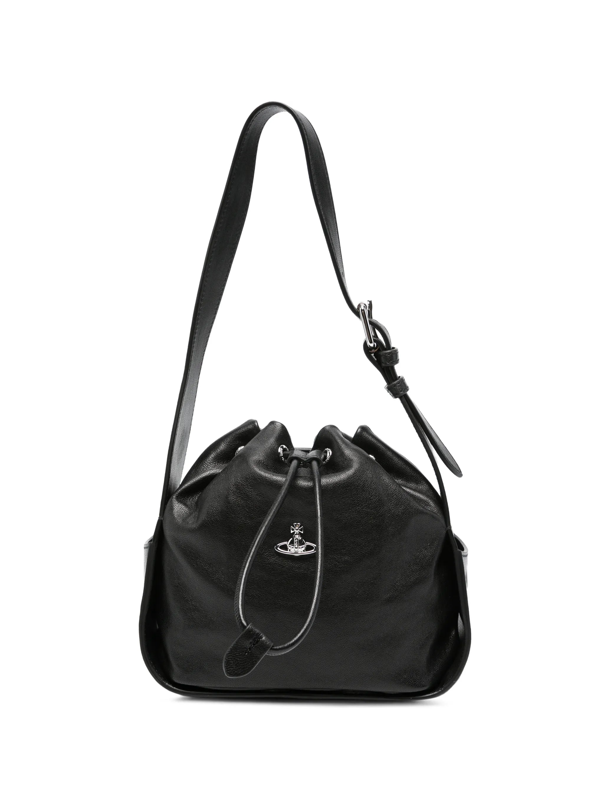 Stacey leather bucket bag