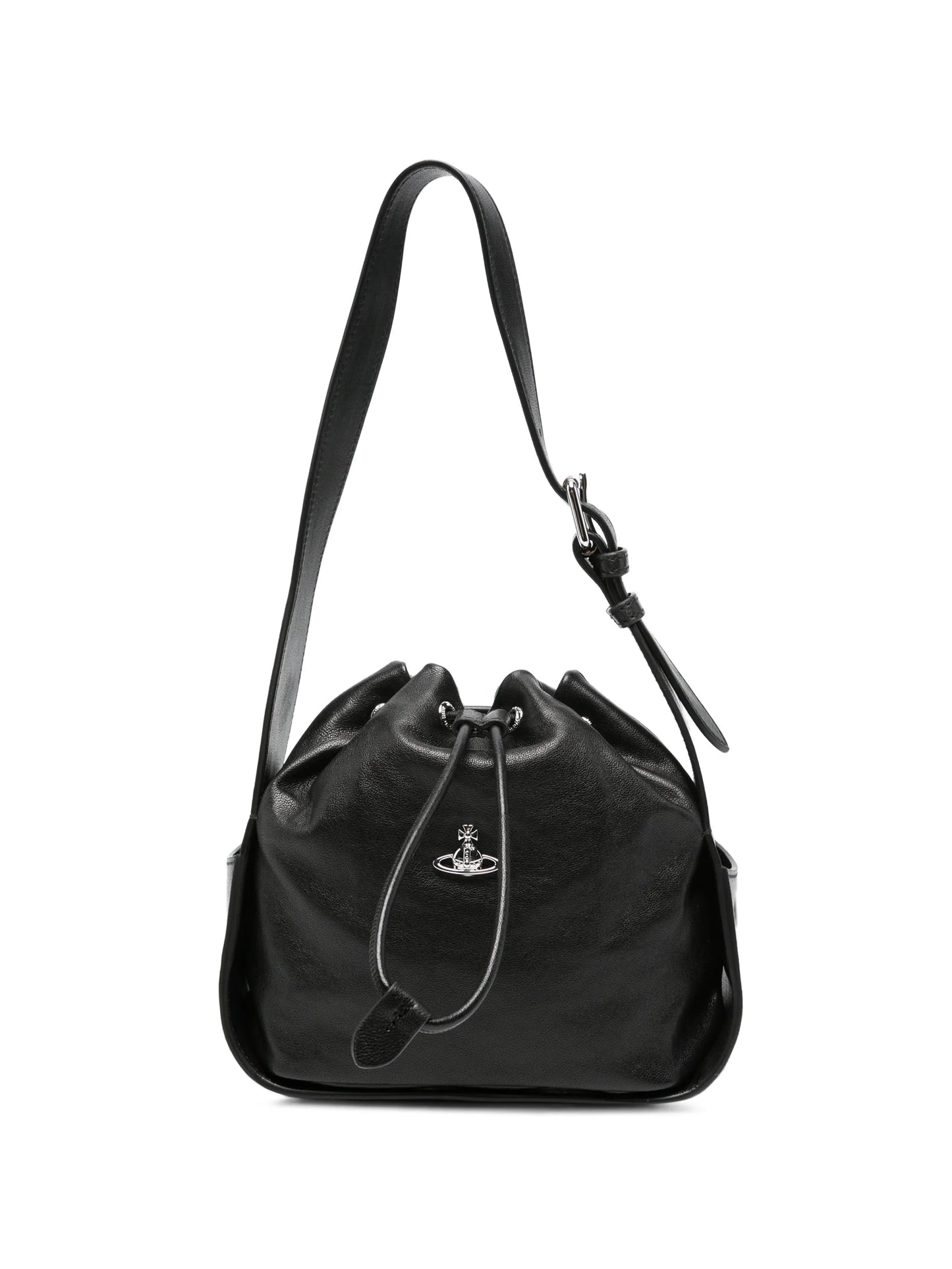 Stacey leather bucket bag