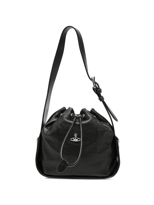 Stacey leather bucket bag