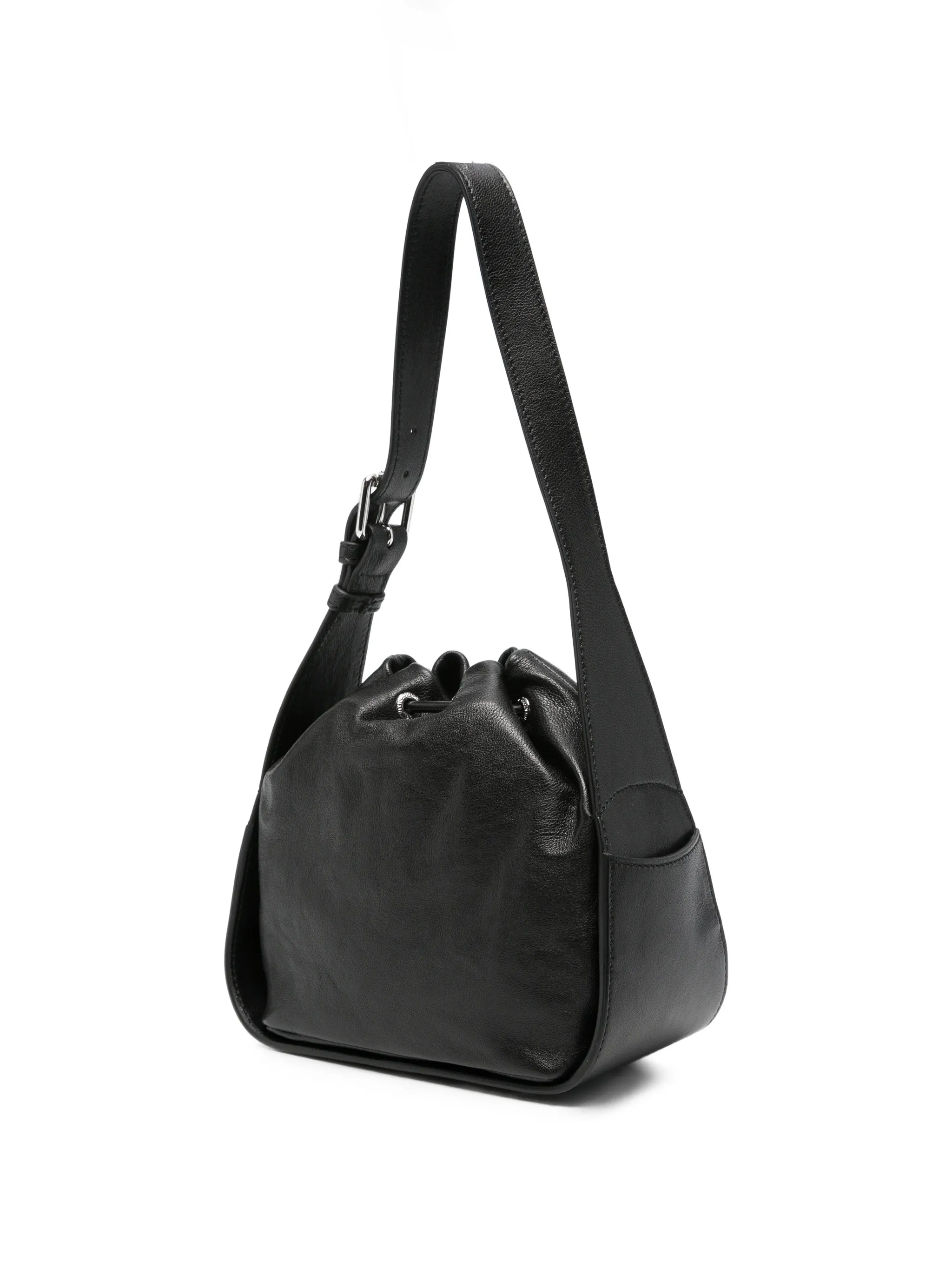 Stacey leather bucket bag