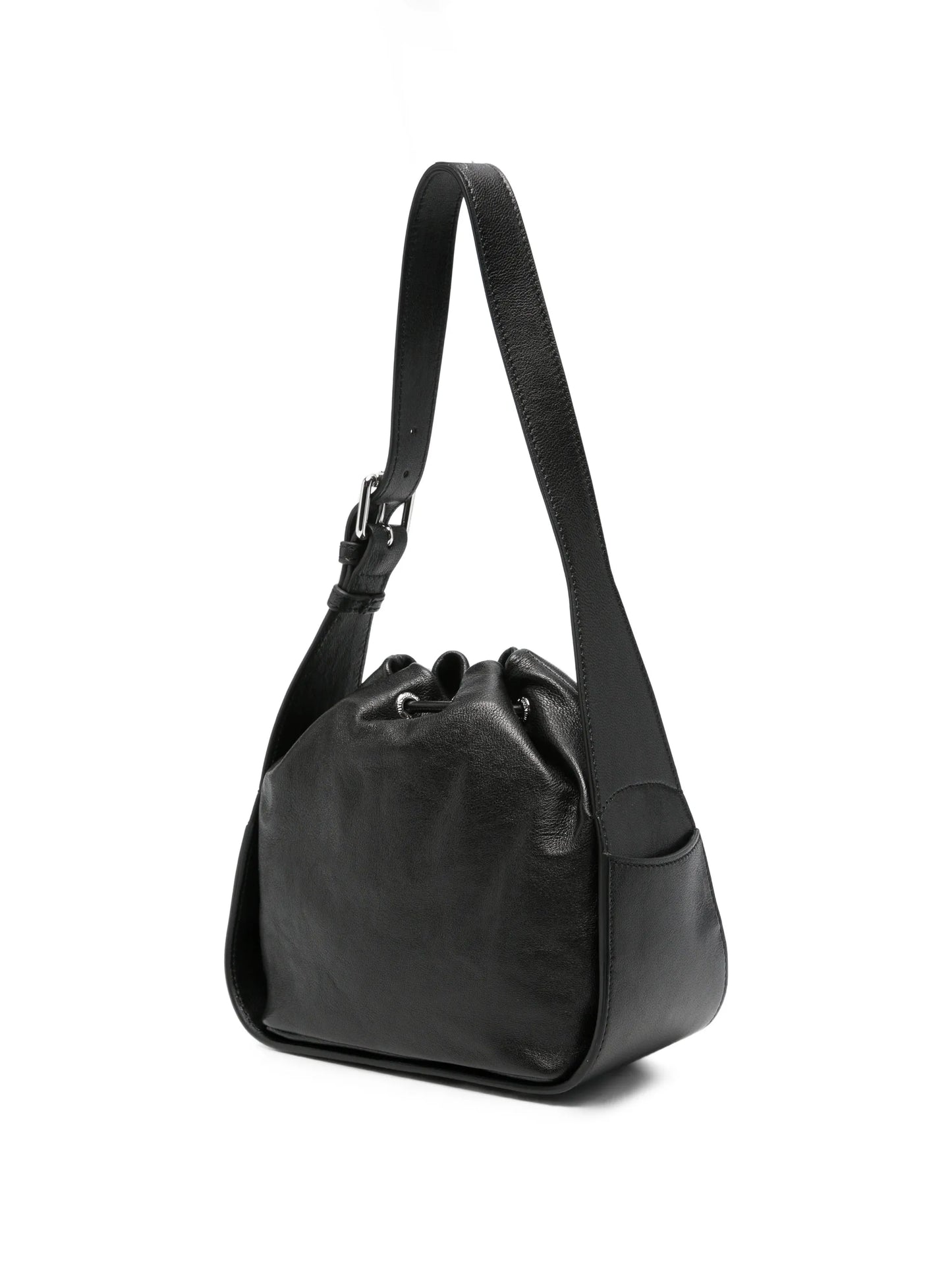 Stacey leather bucket bag
