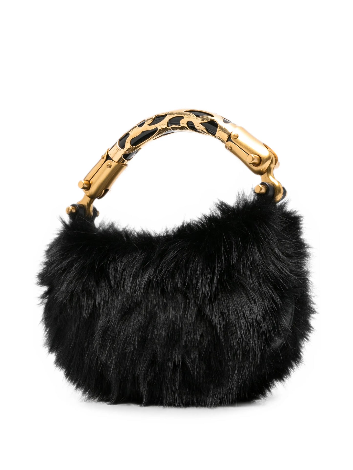 Ebene faux-fur tote bag