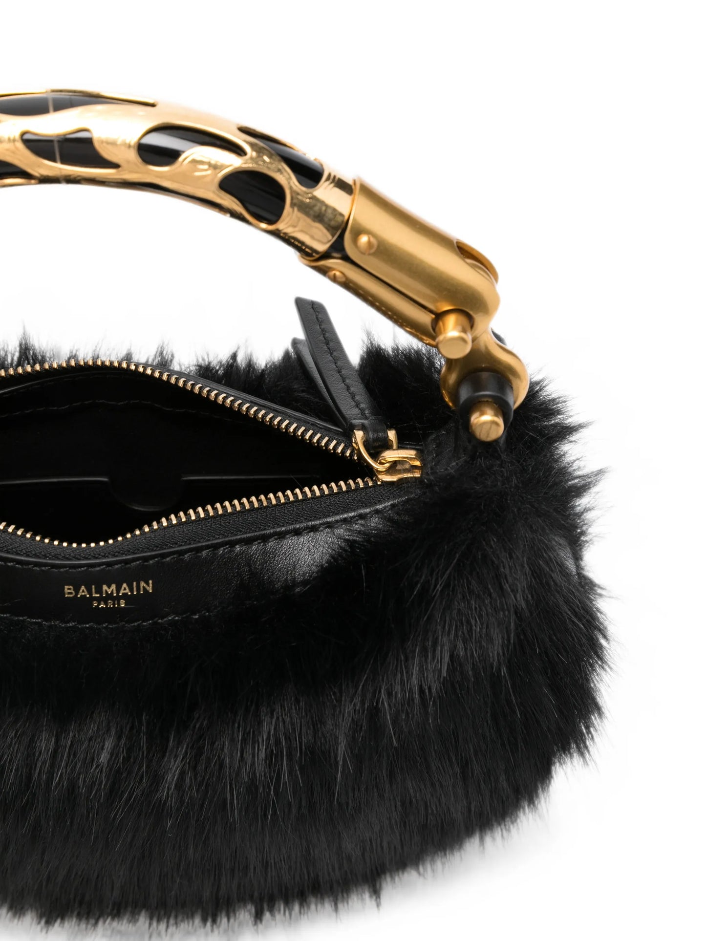 Ebene faux-fur tote bag