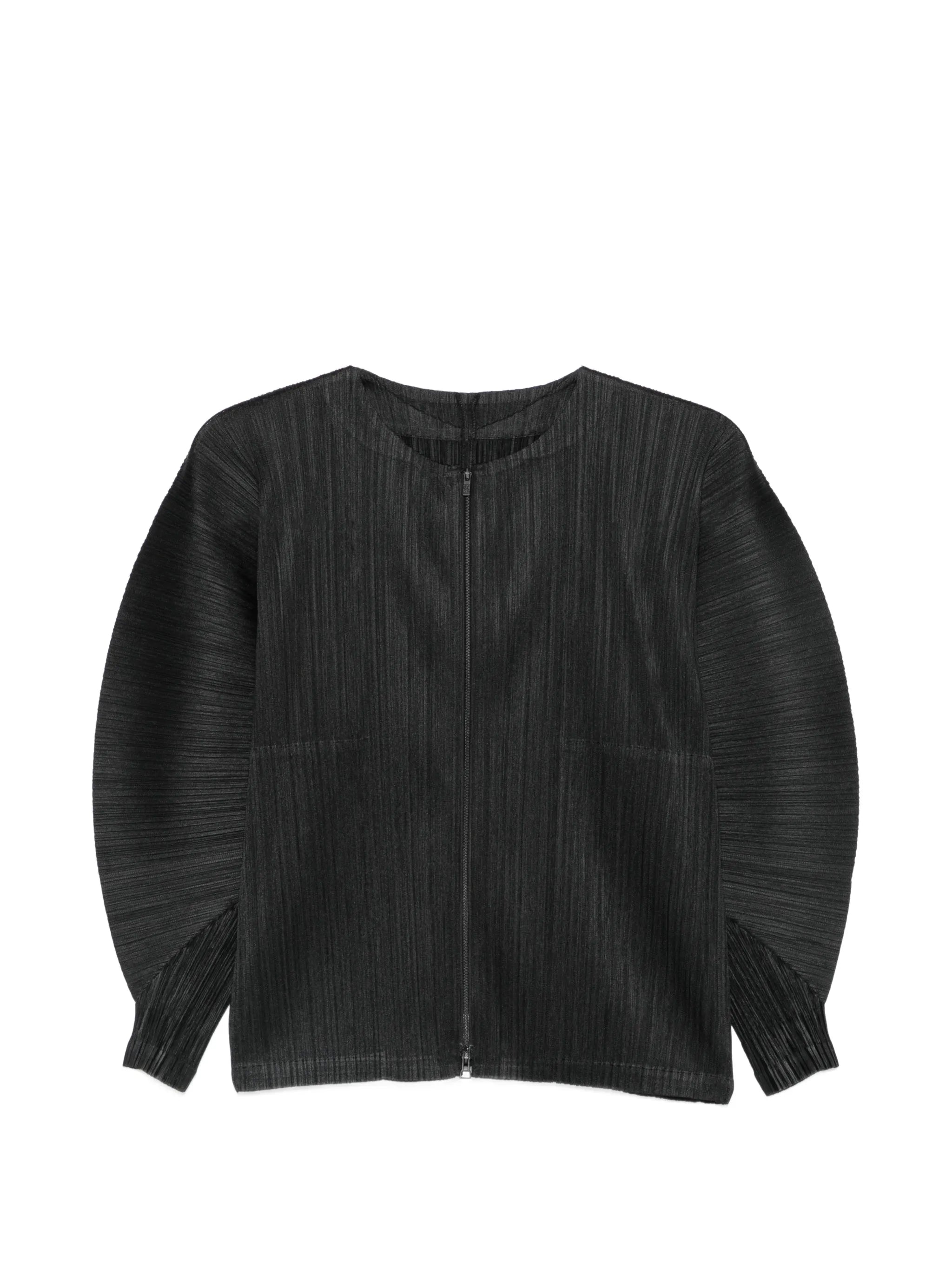 sculptural-sleeve jacket