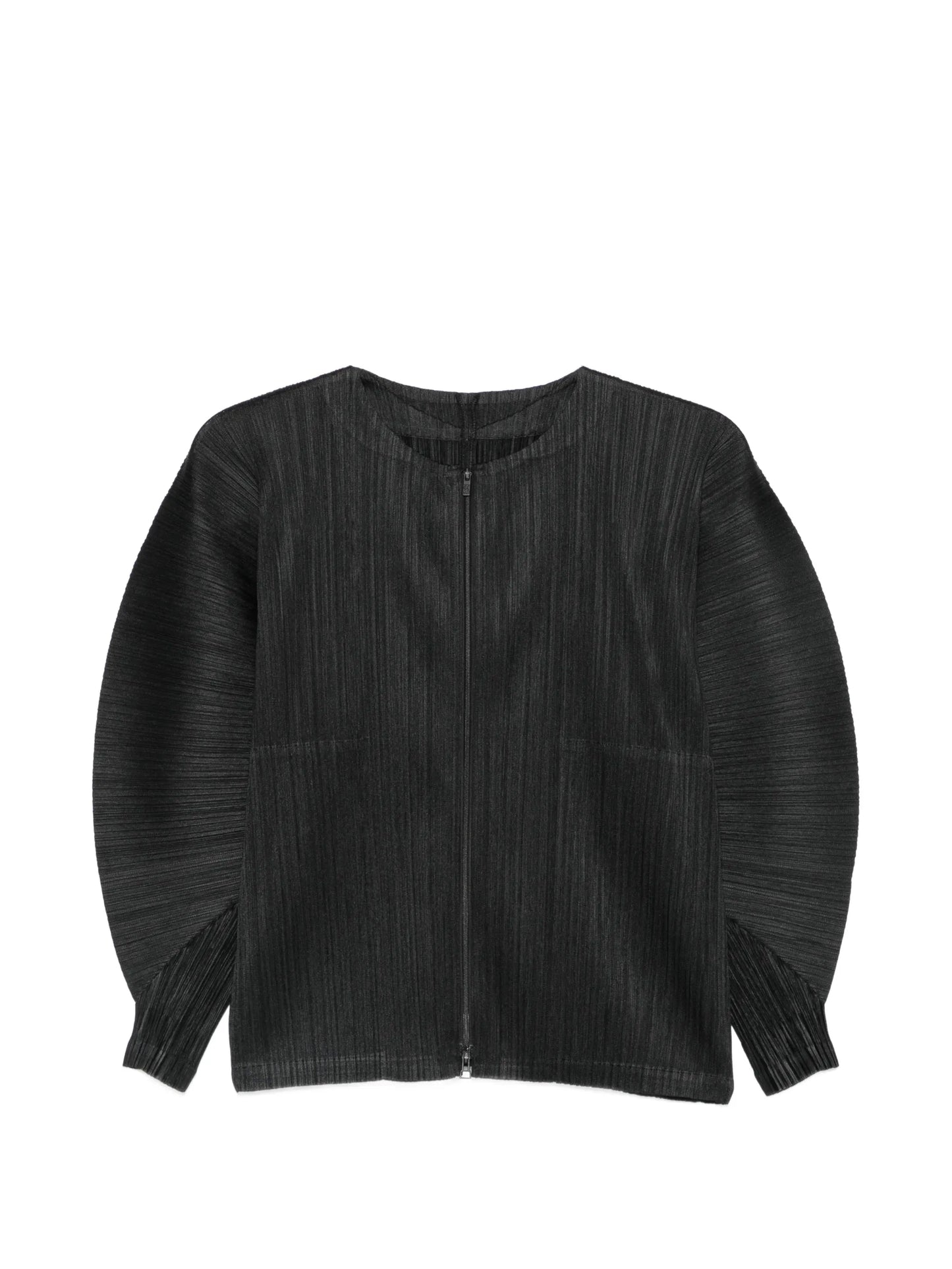 sculptural-sleeve jacket
