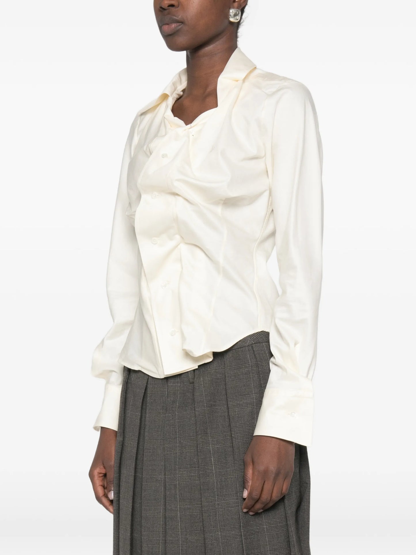 Drunken draped shirt