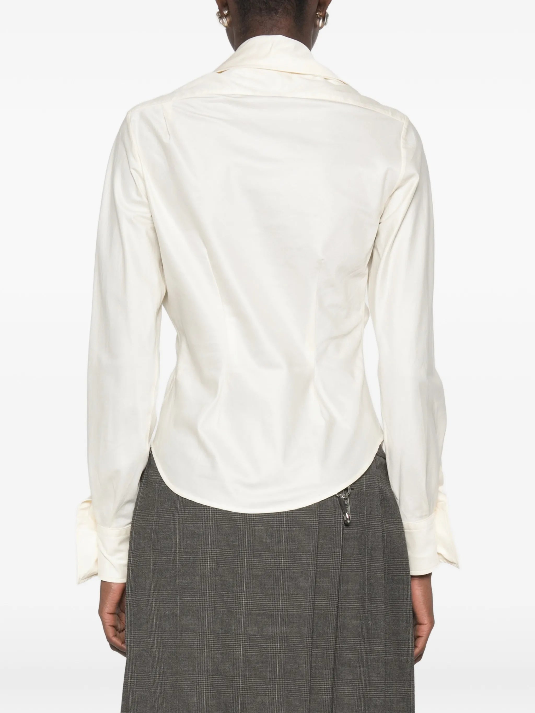 Drunken draped shirt