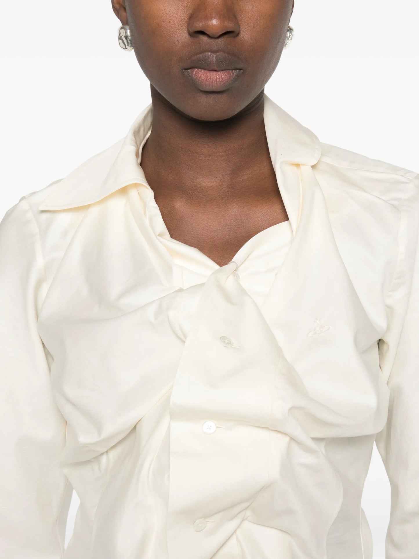 Drunken draped shirt