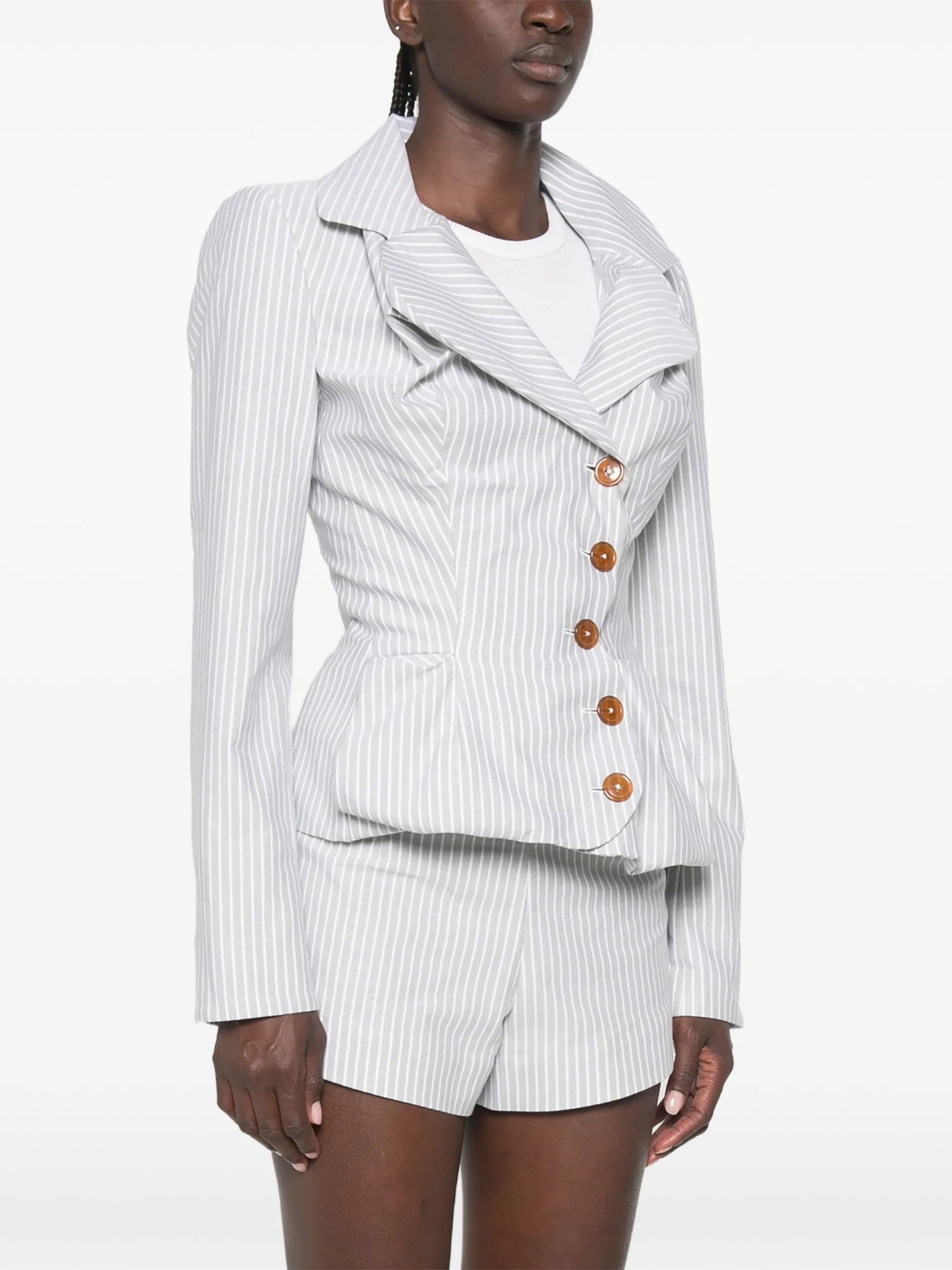 Drunken pinstriped jacket