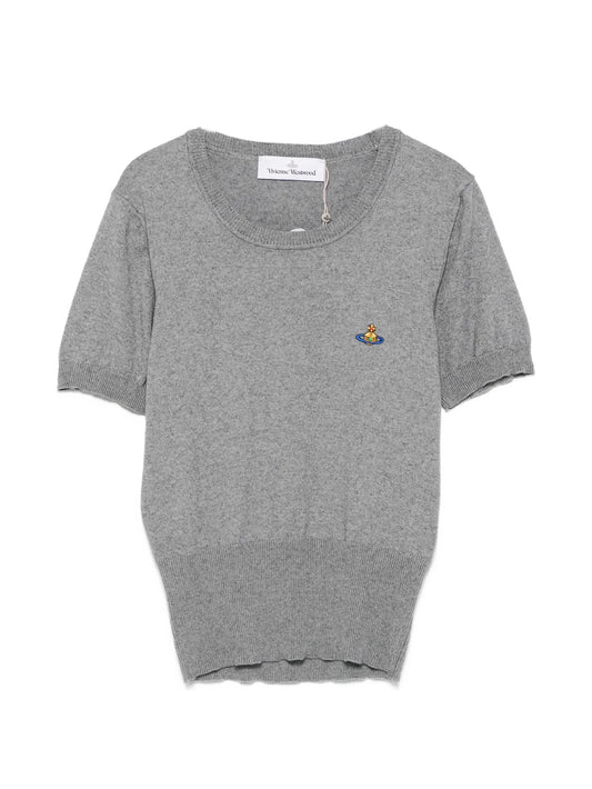 Bea Orb-embroidered top