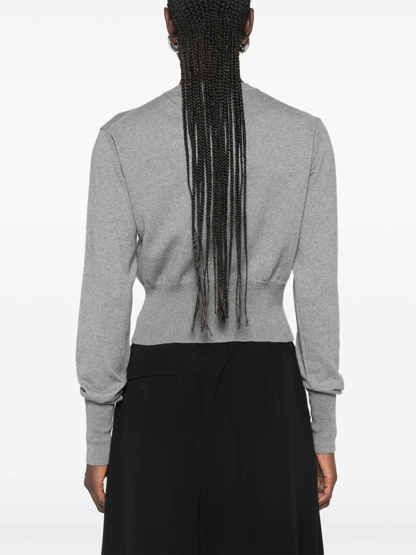 Bea Orb-embroidered cropped cardigan