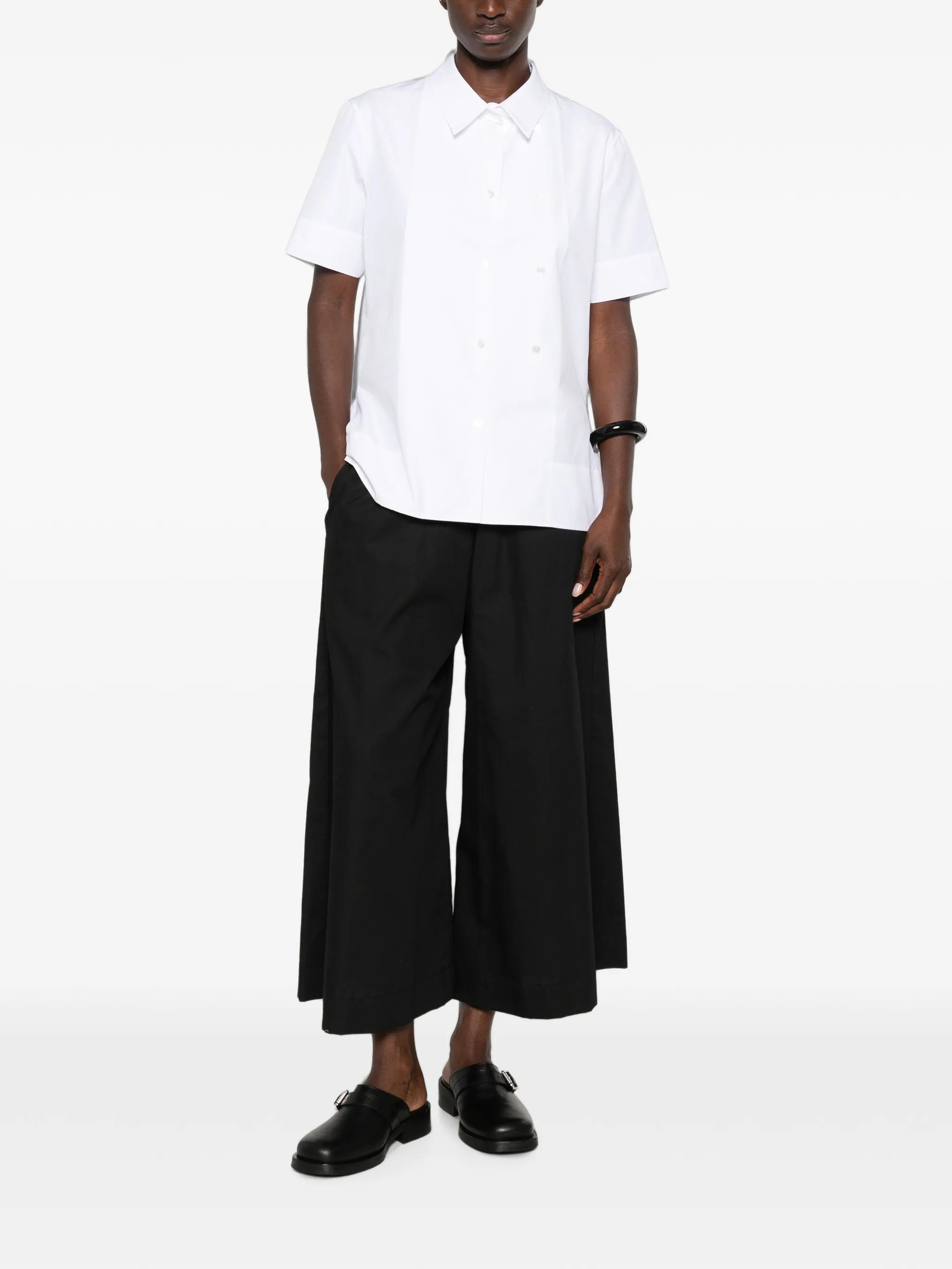 short-sleeve button-up shirt