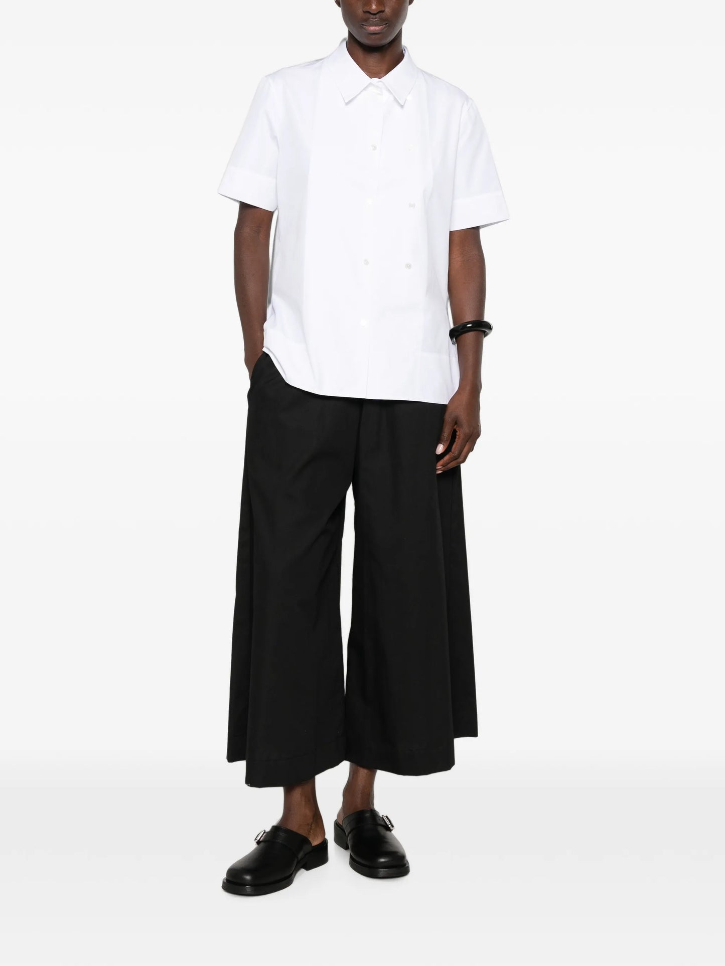 short-sleeve button-up shirt