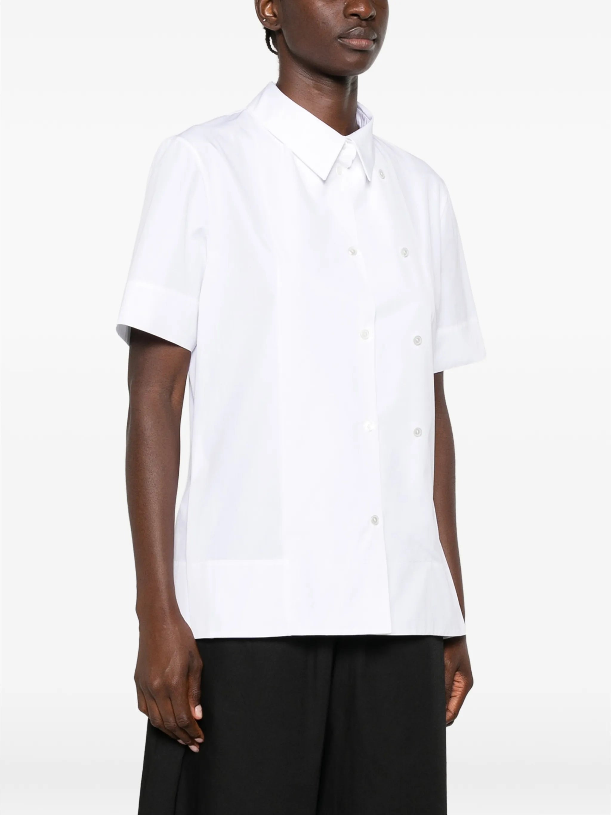 short-sleeve button-up shirt