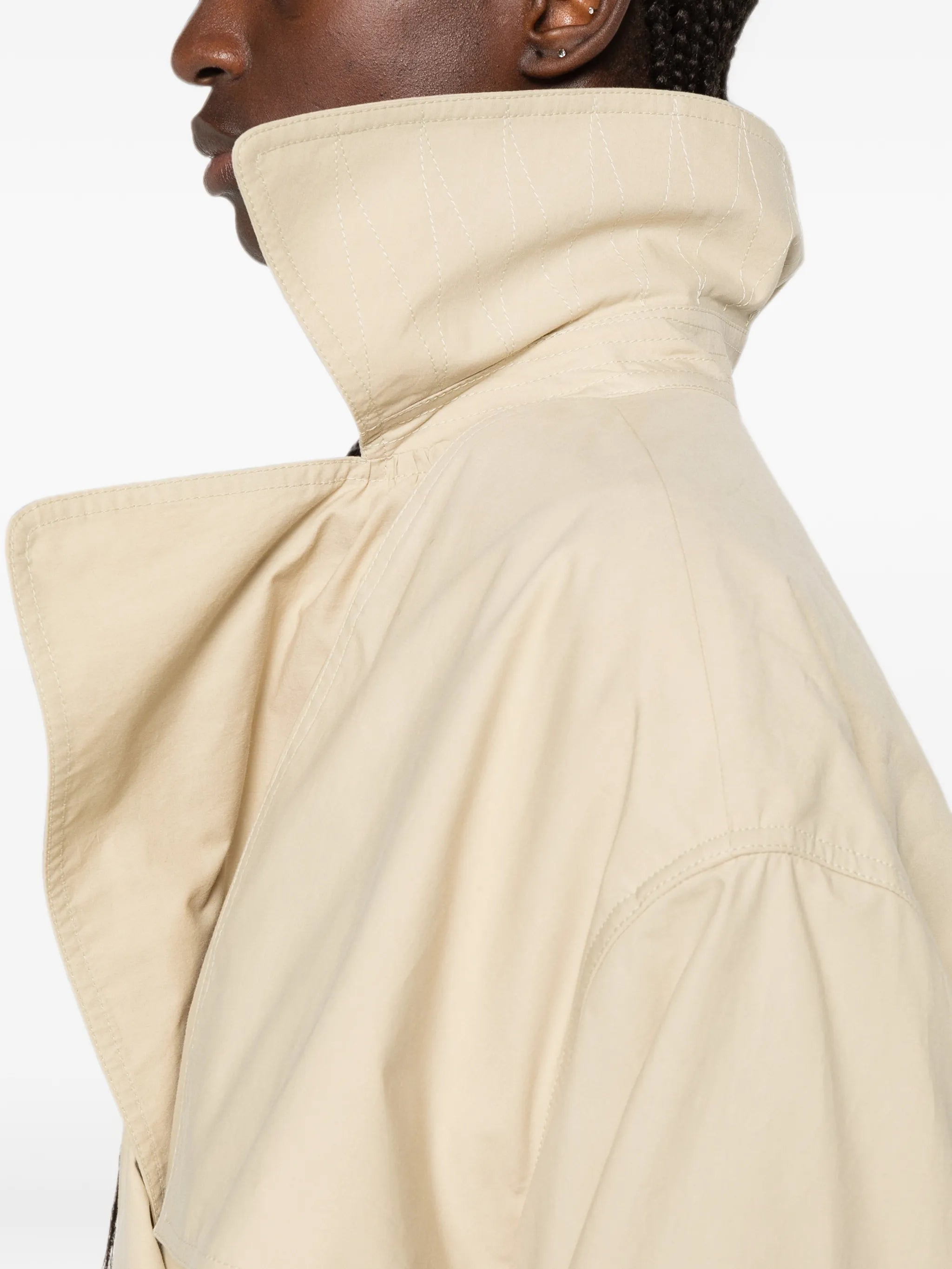 Mireille belted trench coat