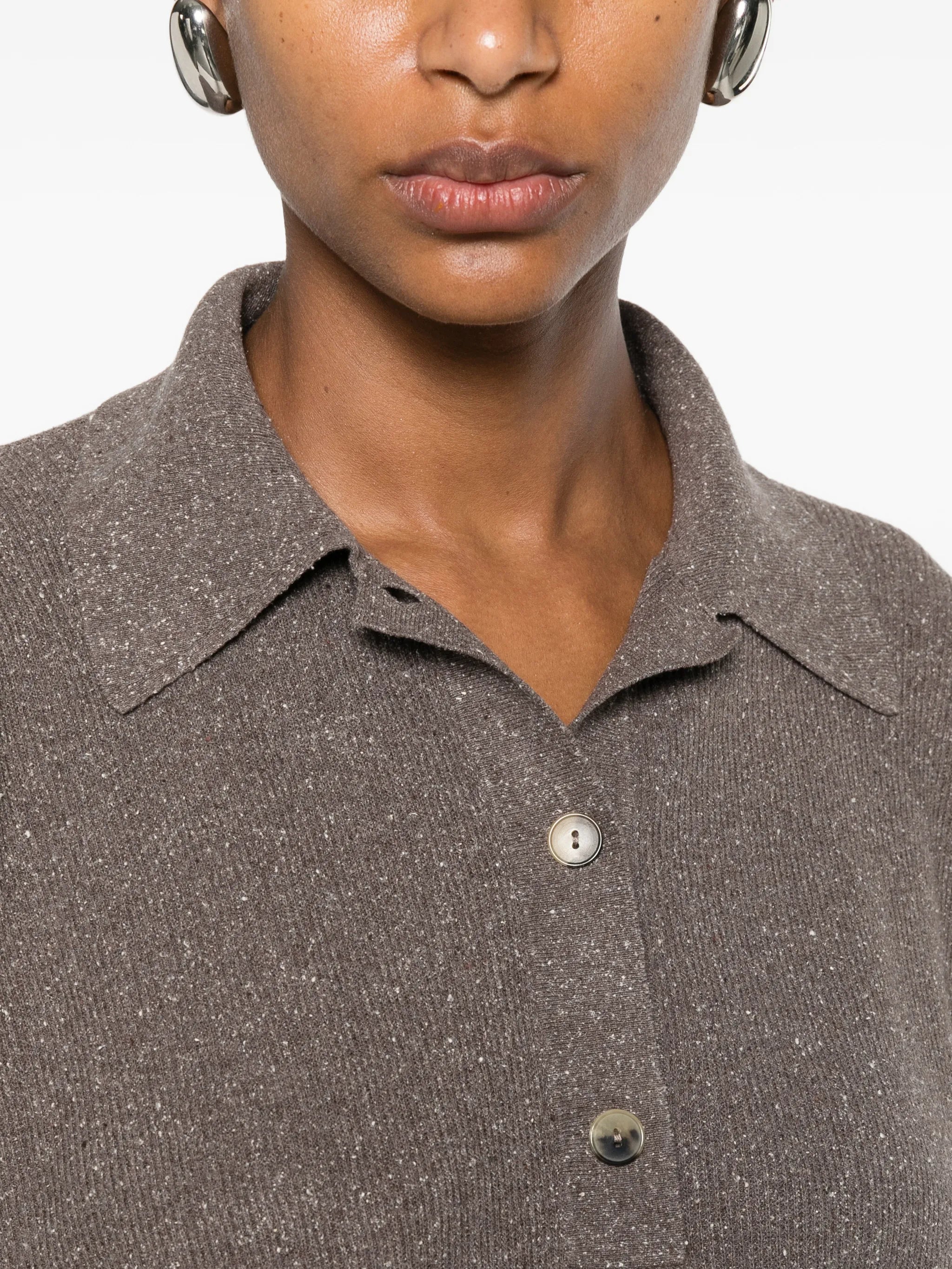 Helga long-sleeve polo top