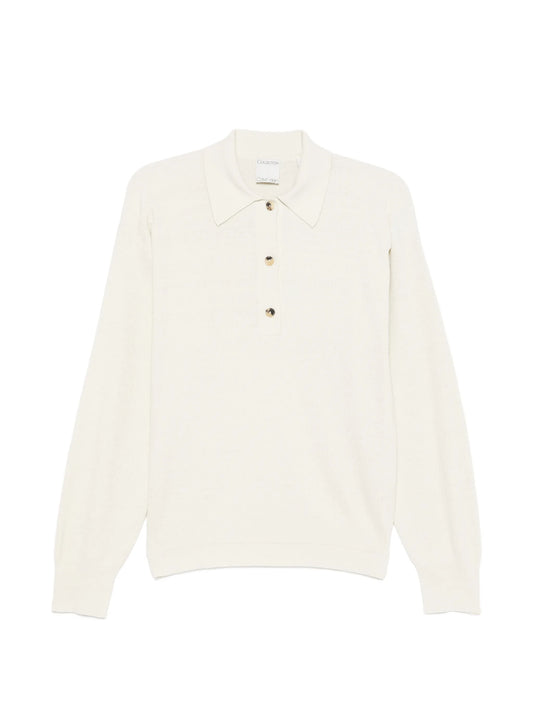 Helga long-sleeve polo top
