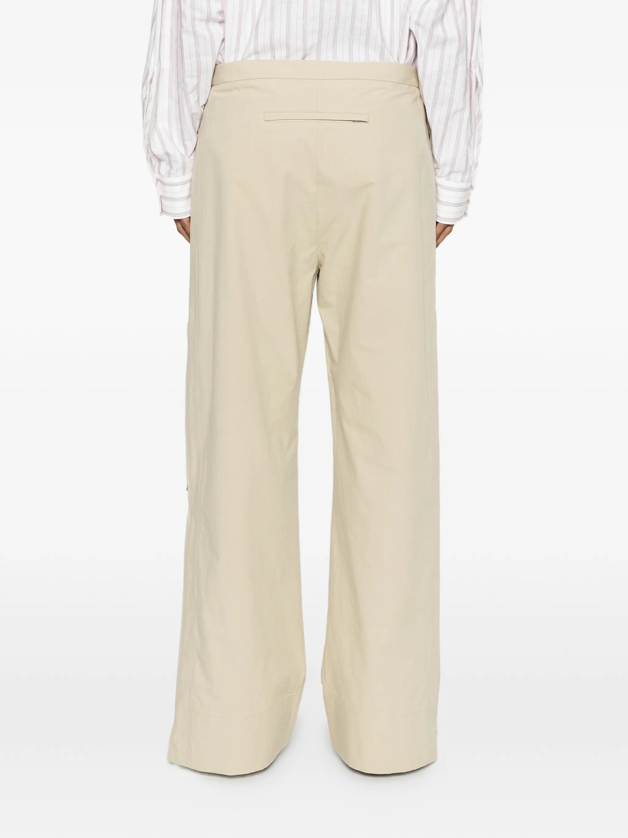 Gemma zip-detail trousers