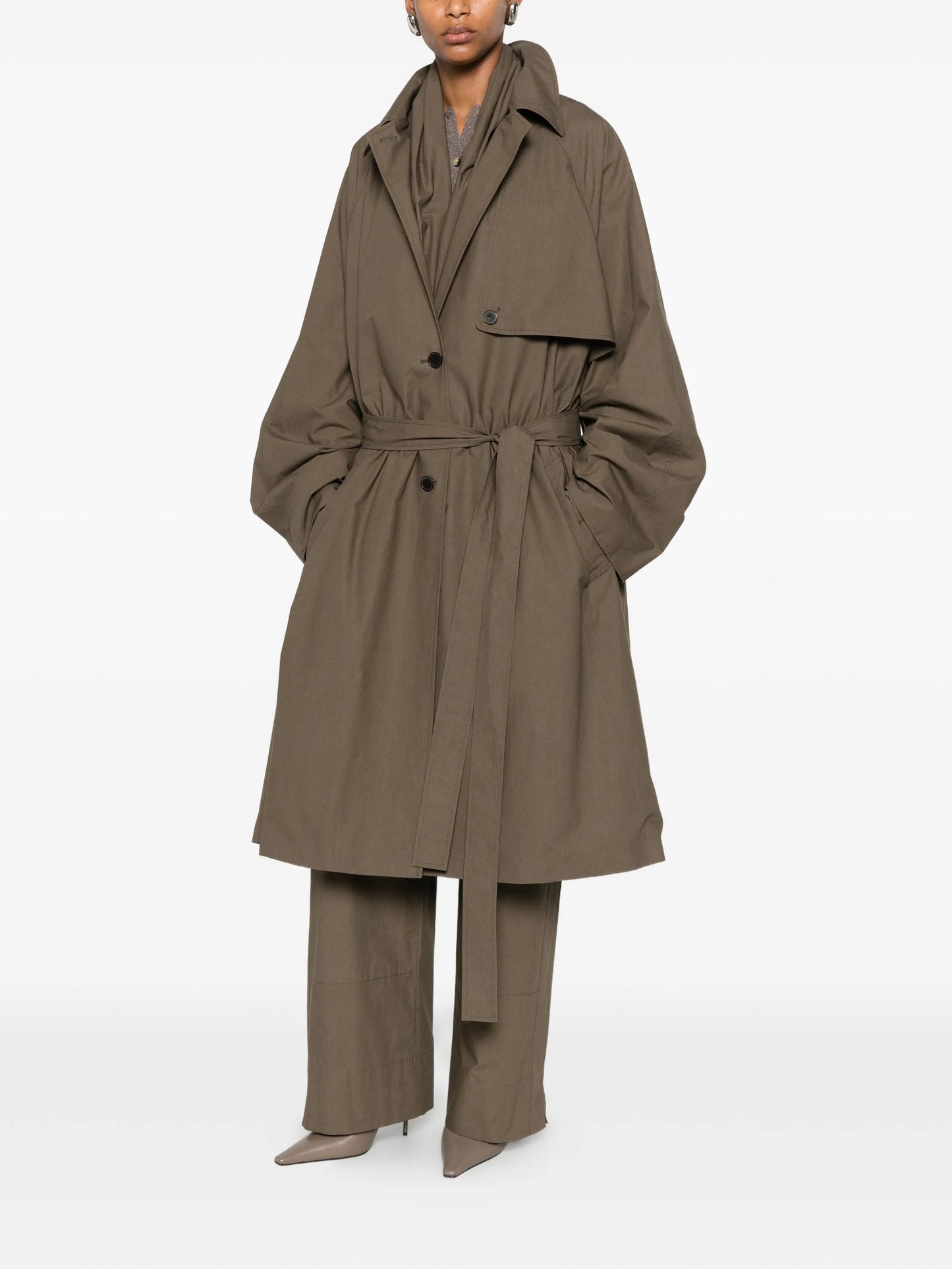 Zeland belted trench coat