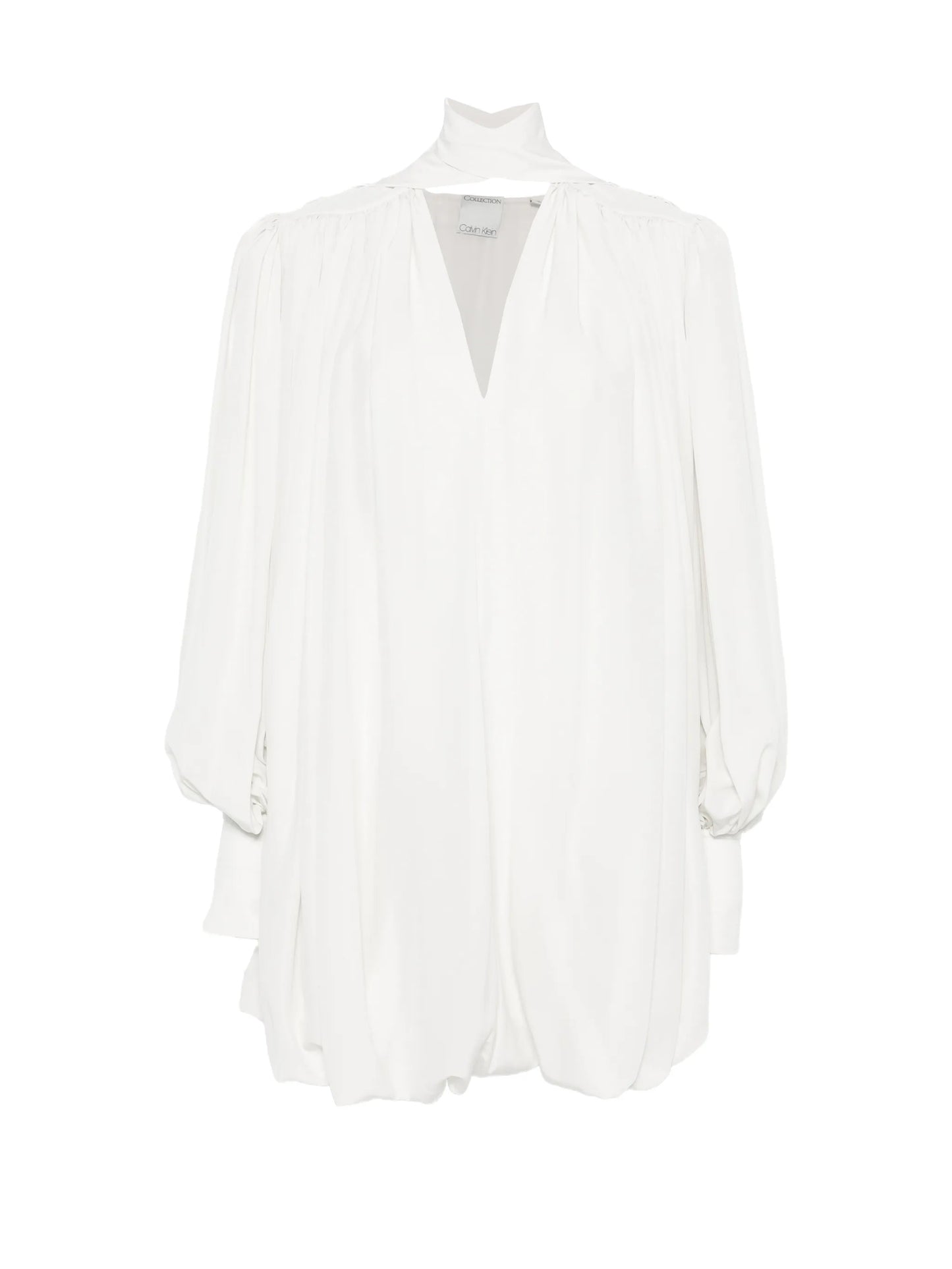 mini Allegra pleated-bubble dress