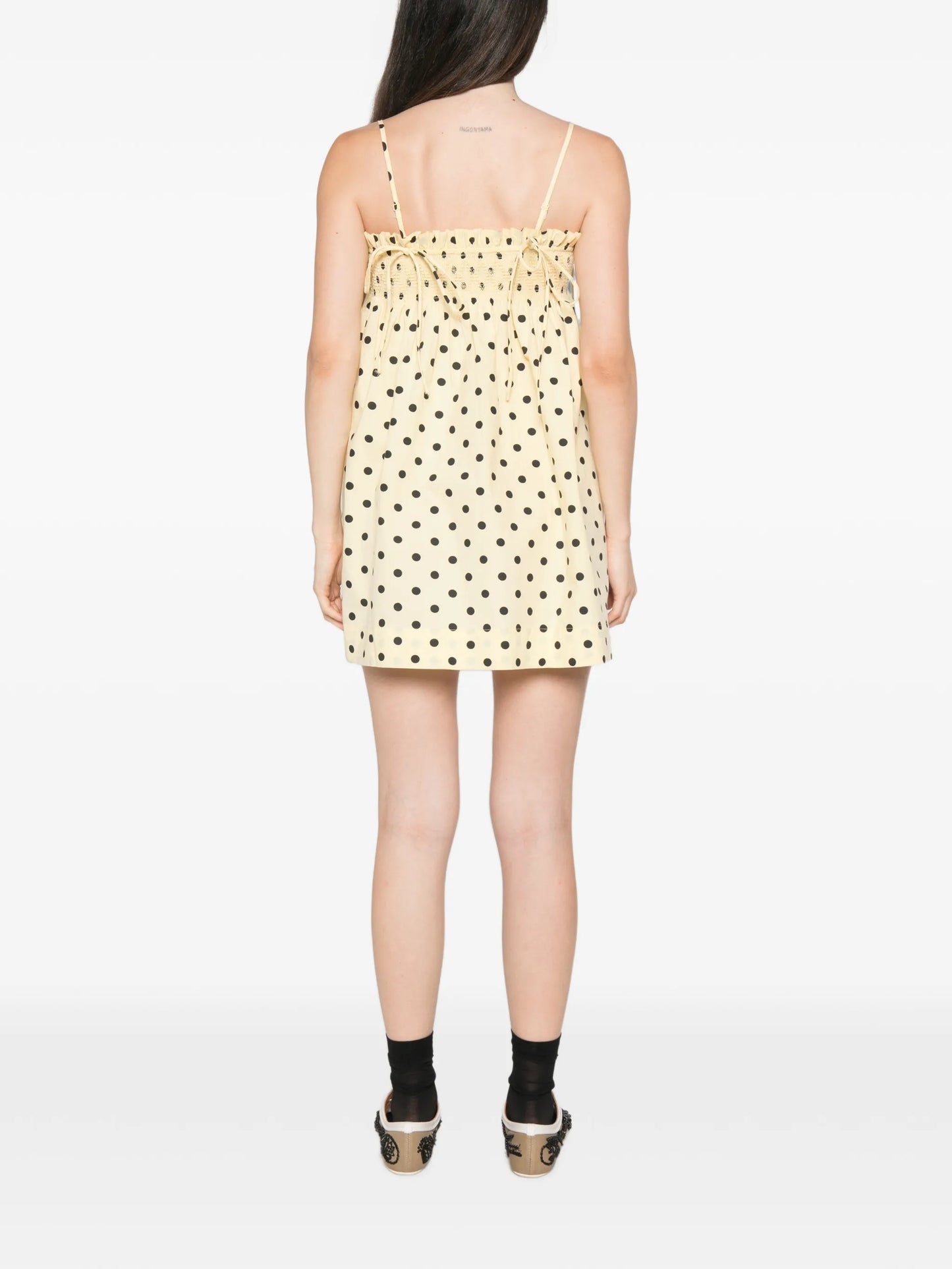 Lilo polka-dot mini dress