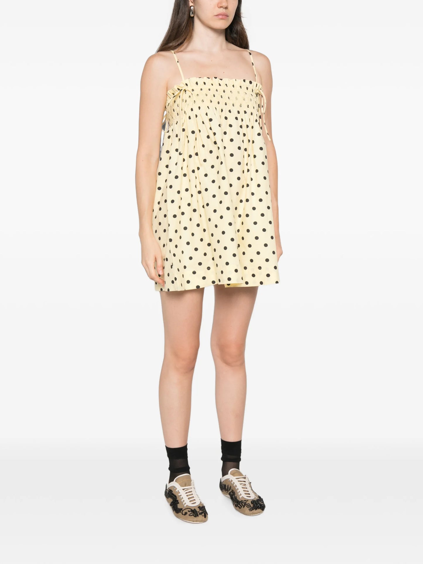 Lilo polka-dot mini dress