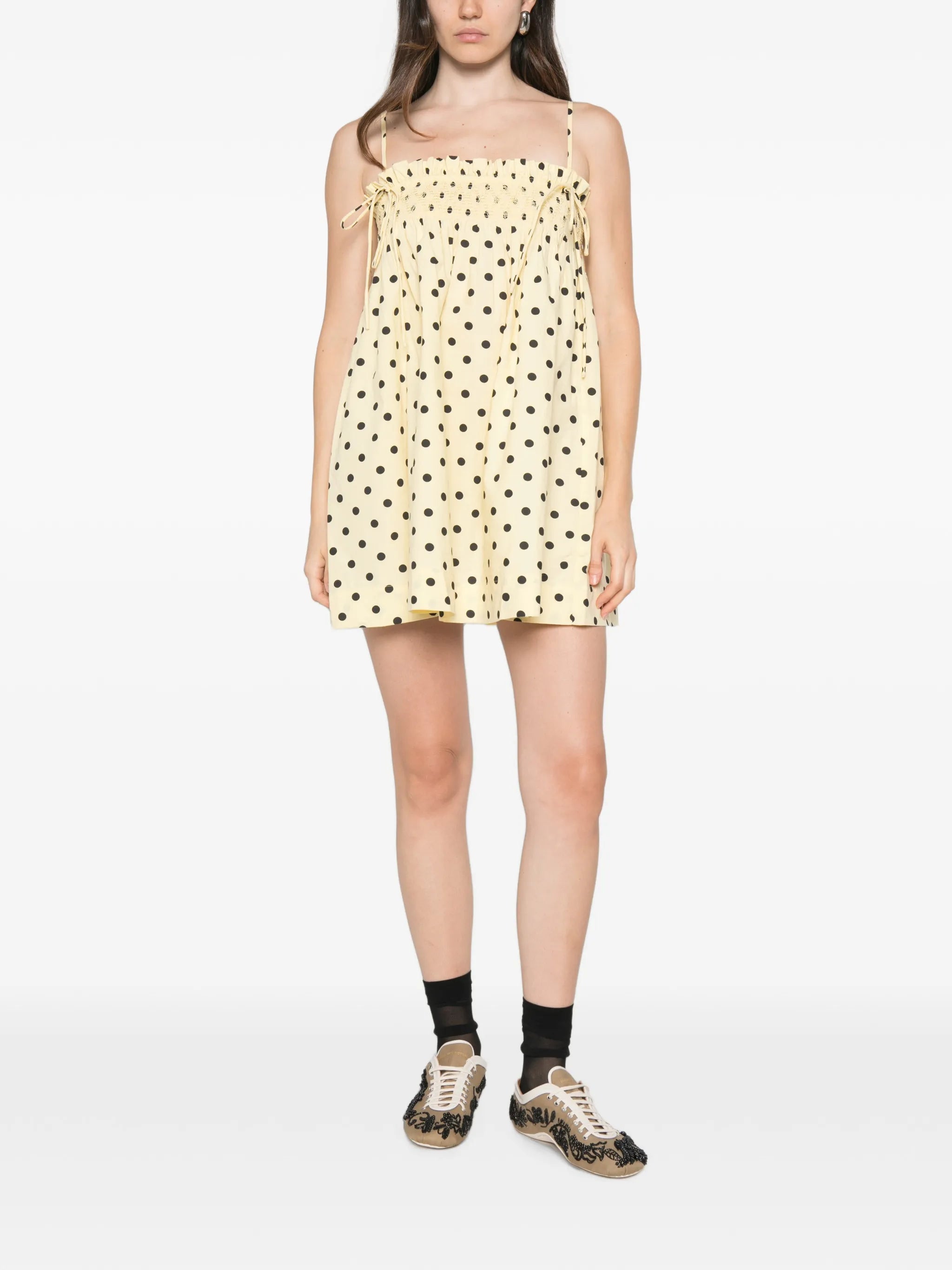Lilo polka-dot mini dress