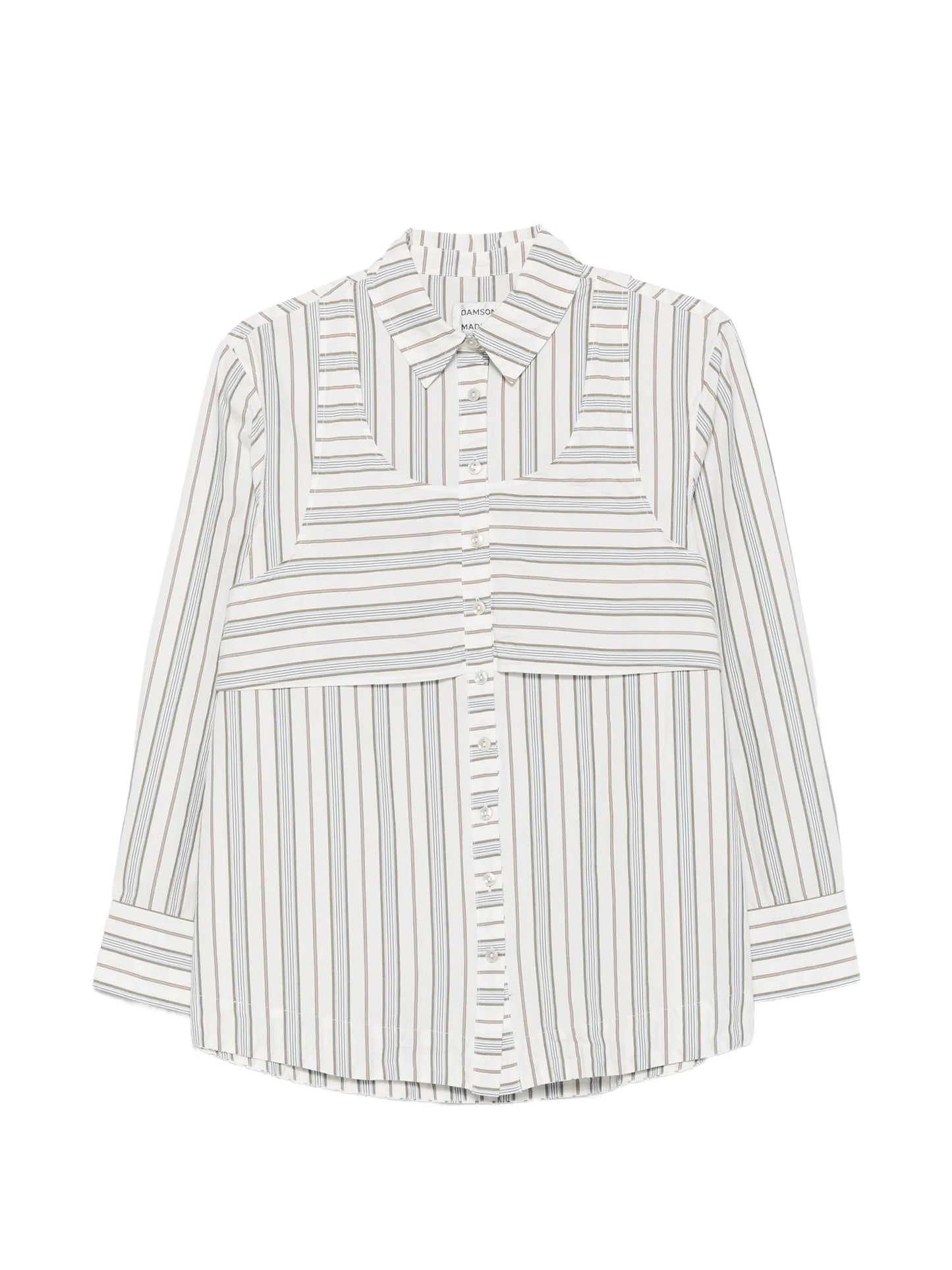 Valeria double-layer striped shirt