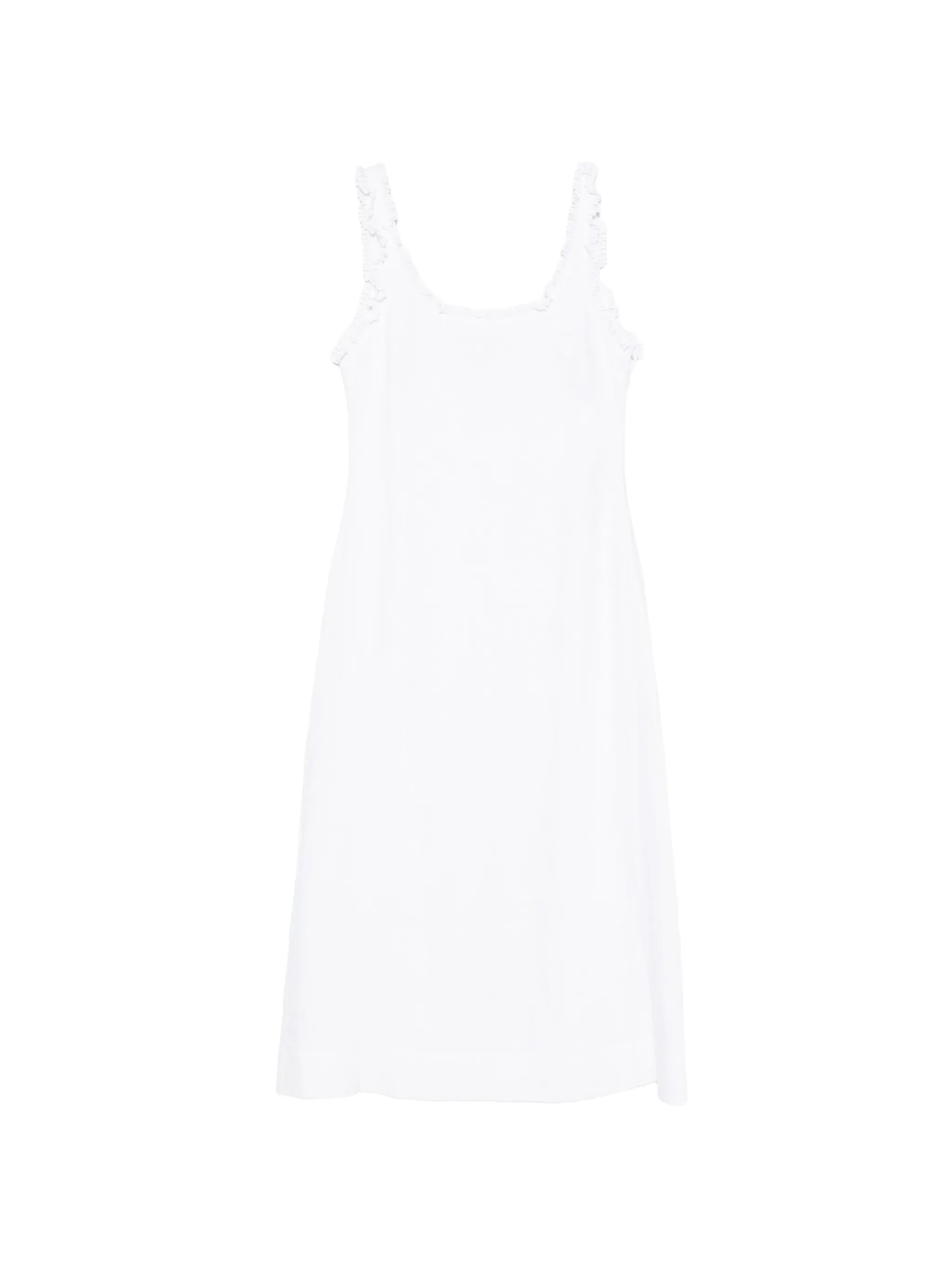 Florence ruffled-seam midi dress
