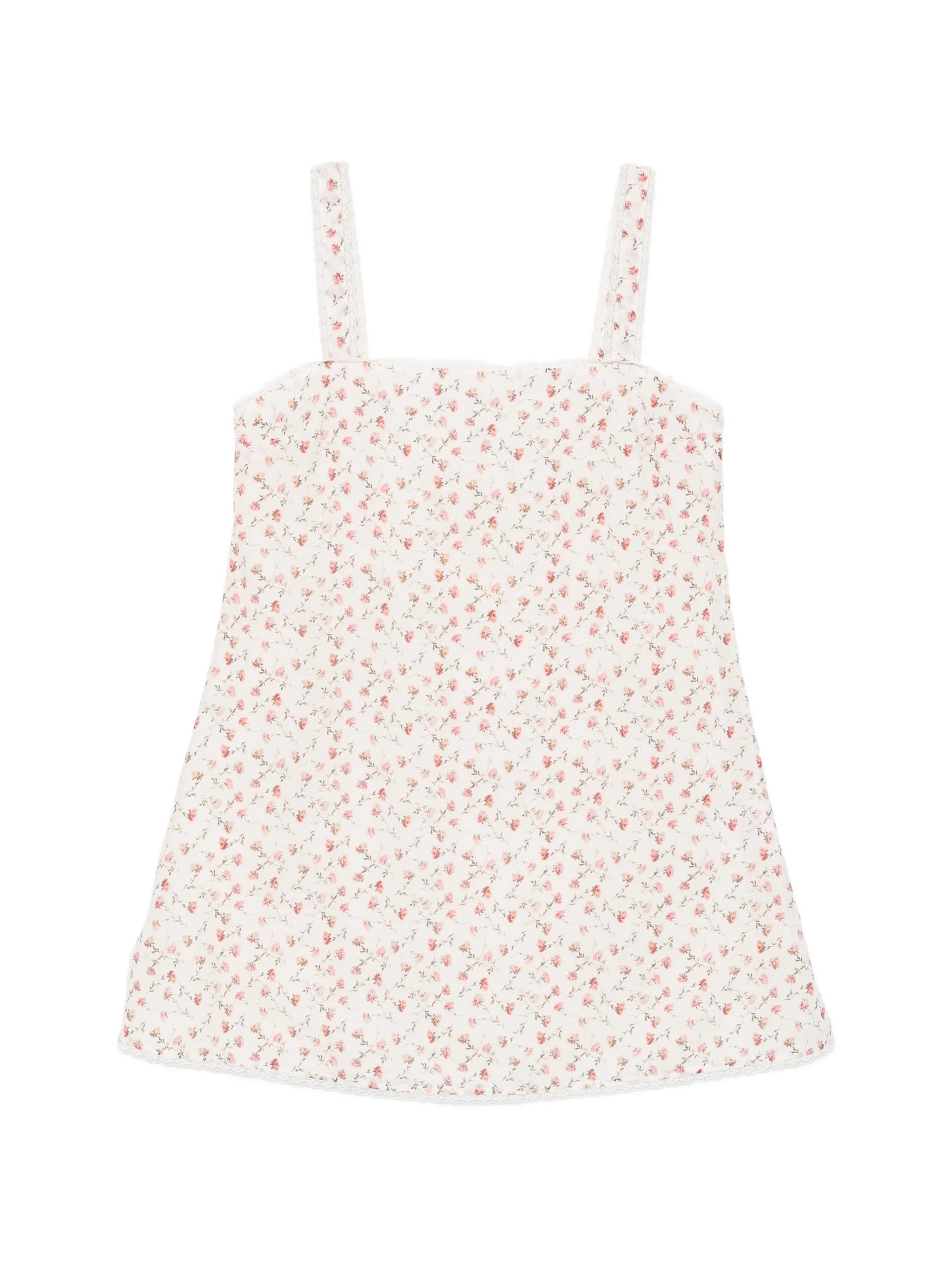 Charlotte floral-print cotton mini dress
