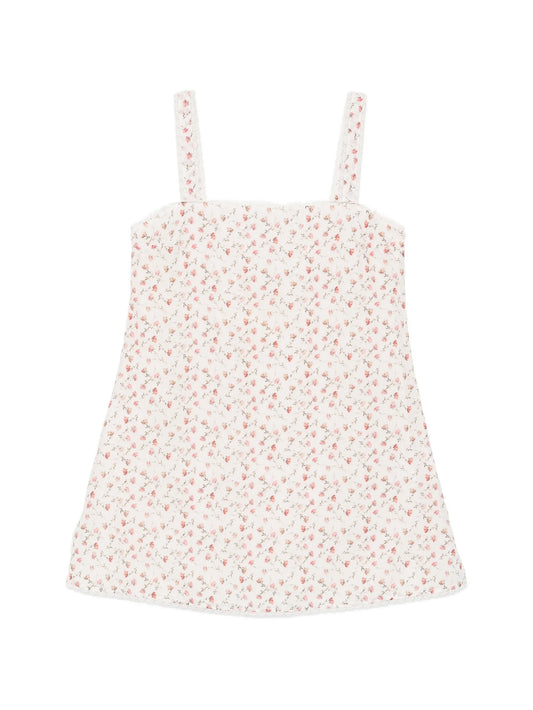 Charlotte floral-print cotton mini dress
