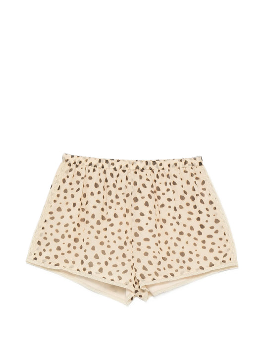 Priscilla cheetah-print shorts