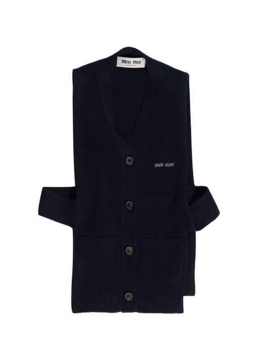 cashmere cardigan vest