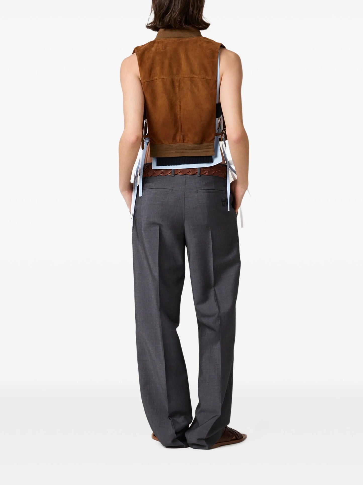 straight-leg trousers