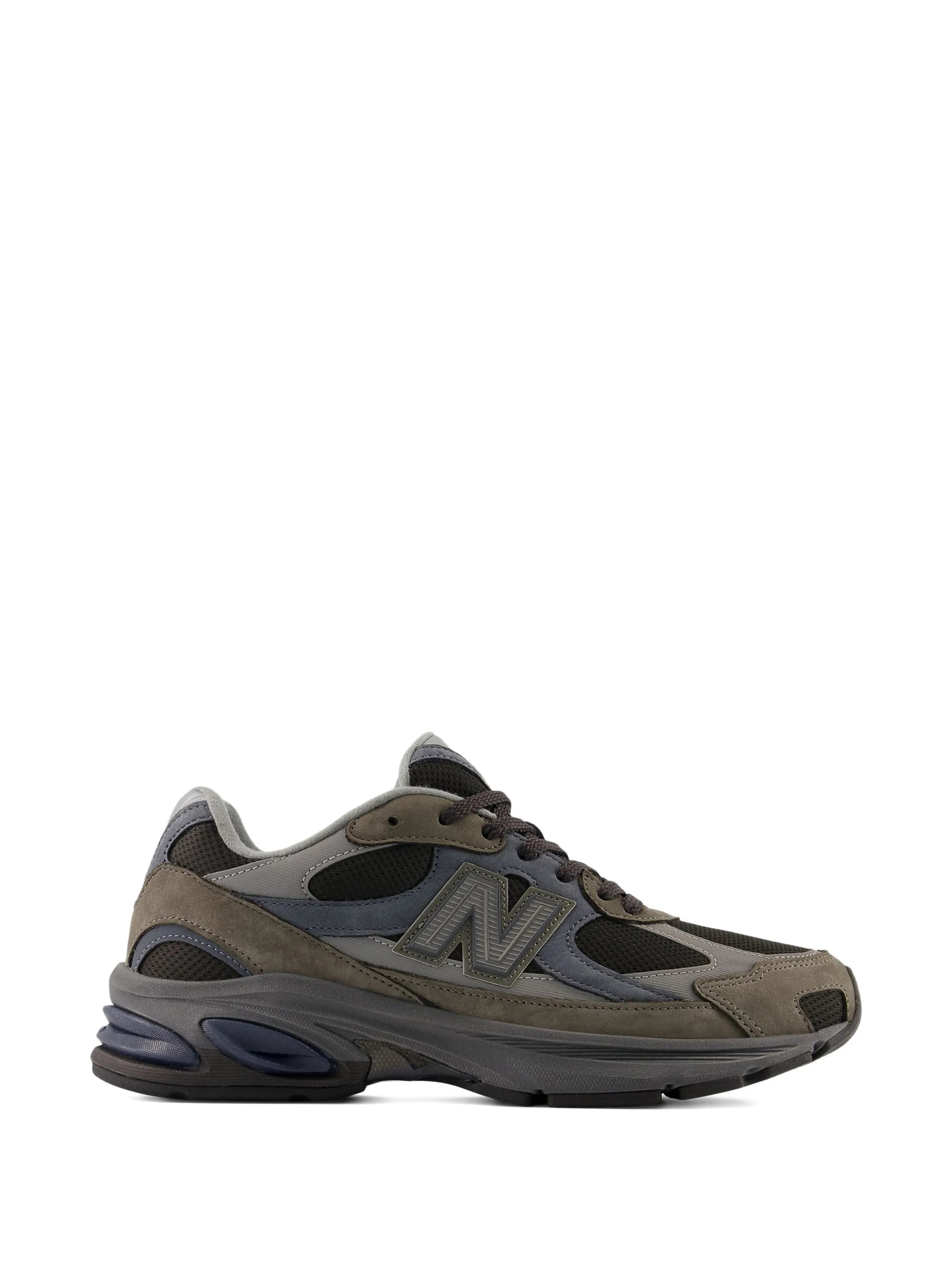2010 suede-panel sneakers