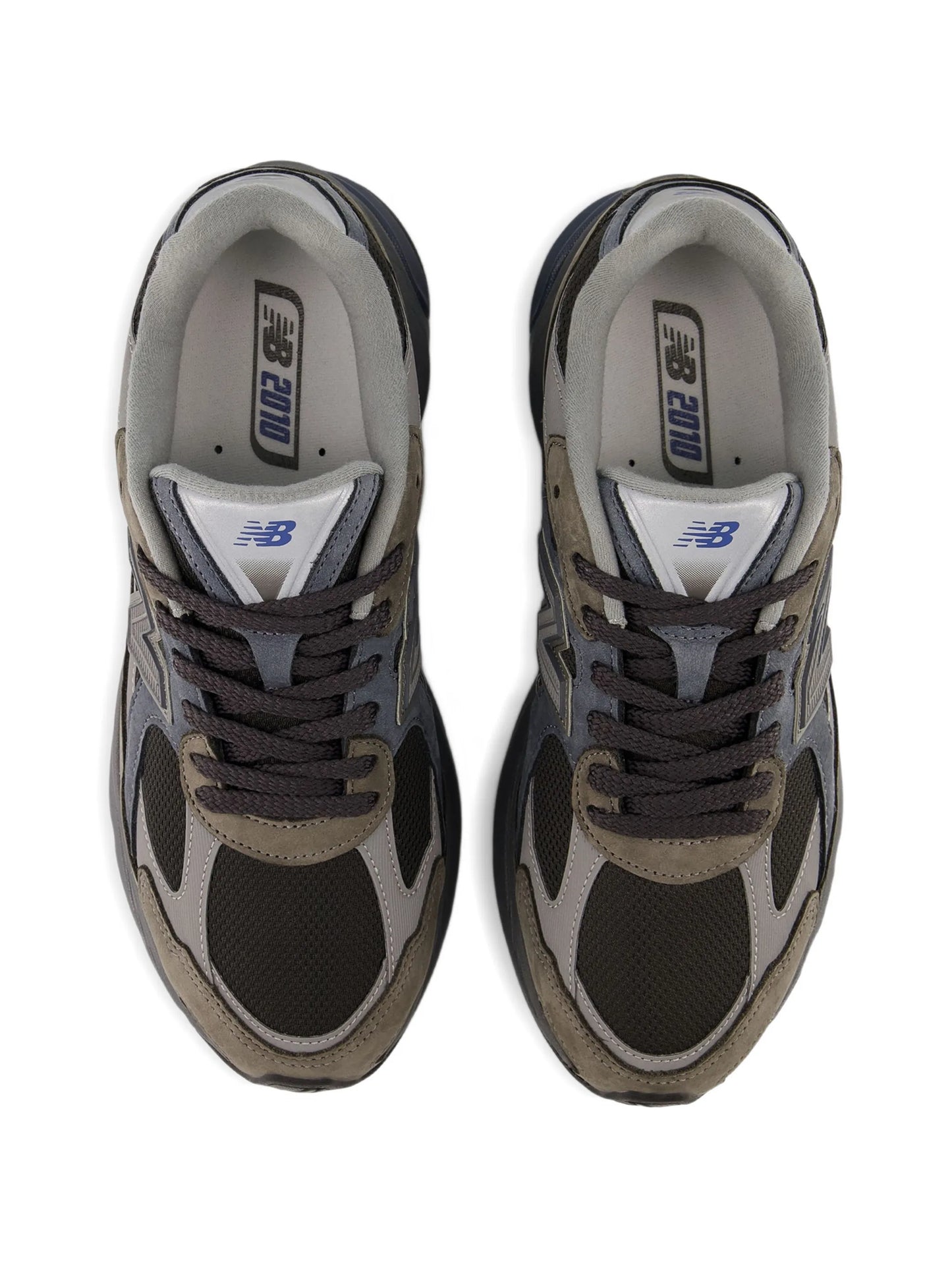 2010 suede-panel sneakers