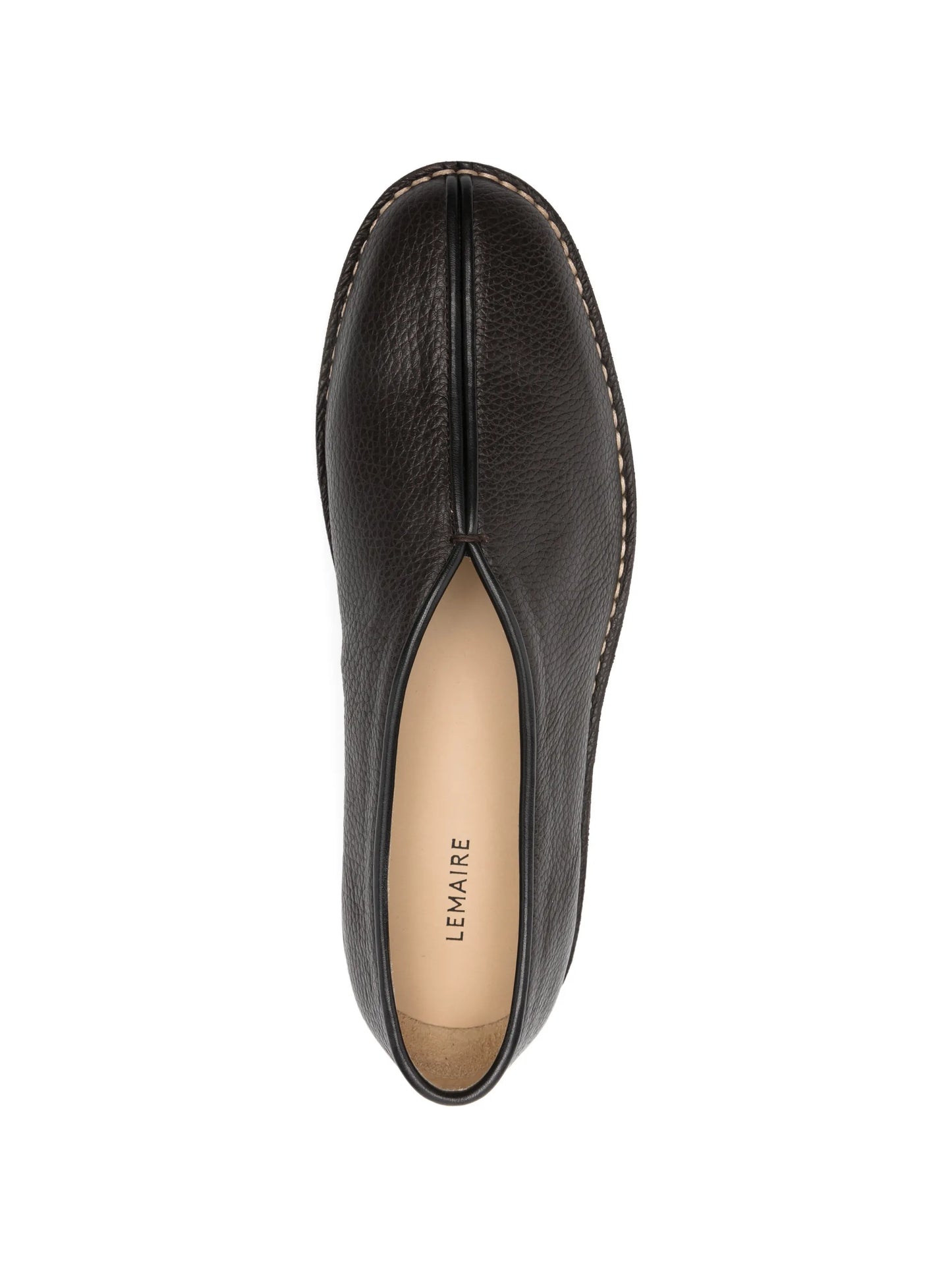flat leather loafers