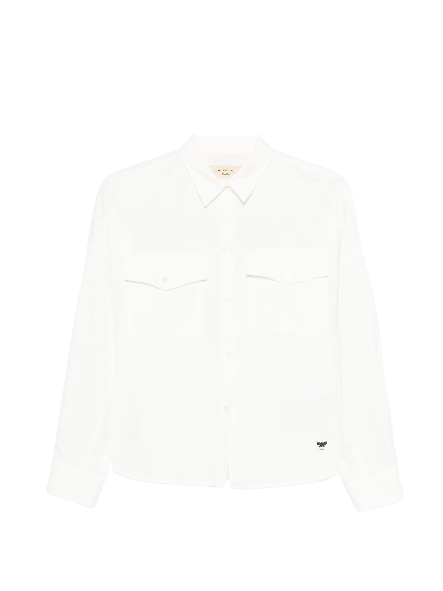 Wkdpesi flap-pocket buttoned shirt