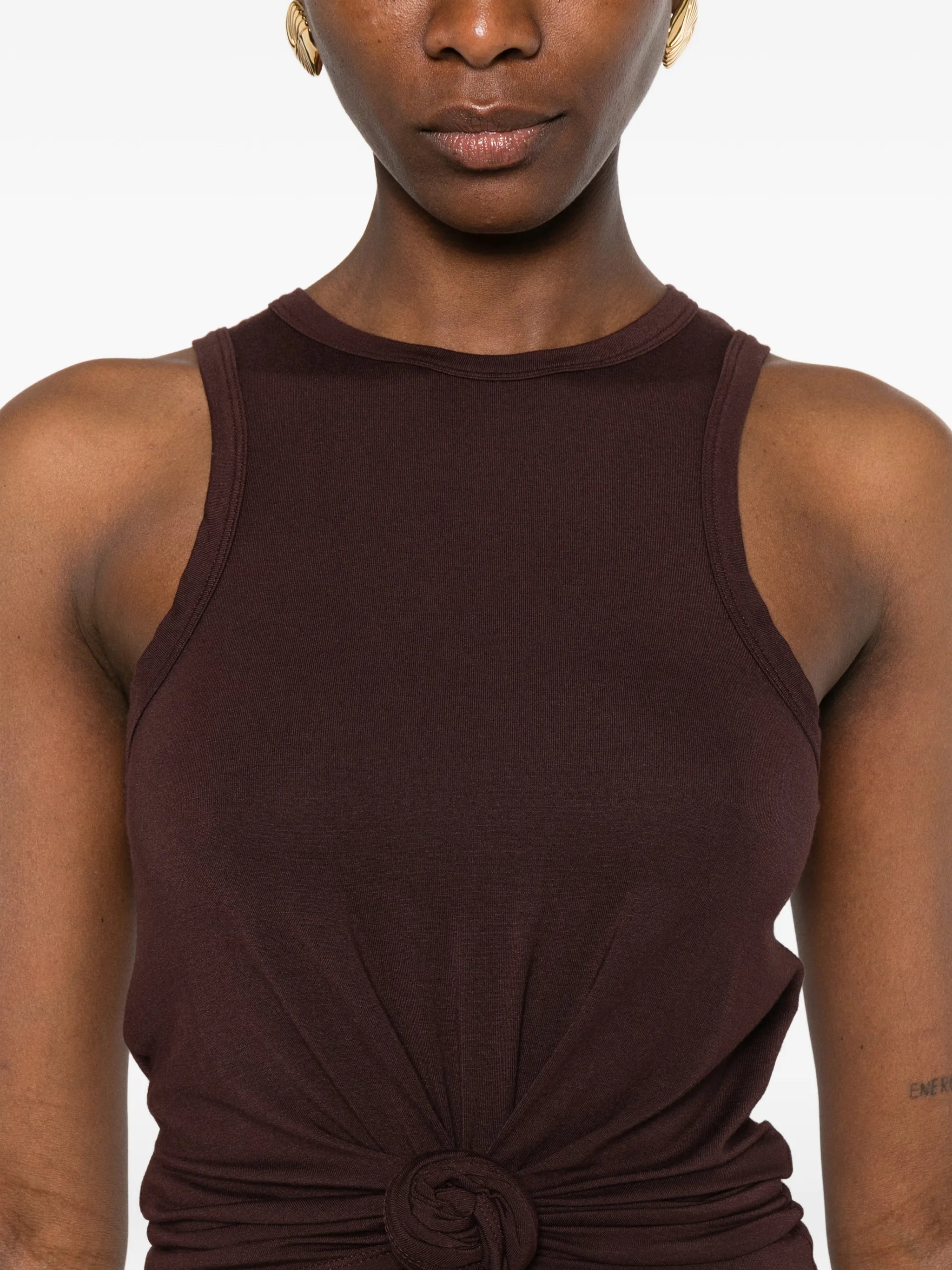 knotted tank top