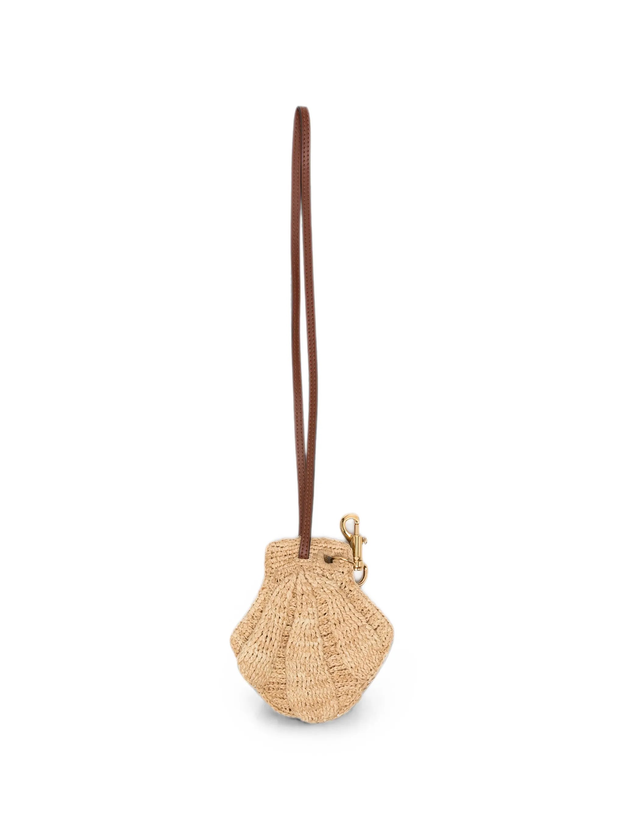 shell-motif bag charm