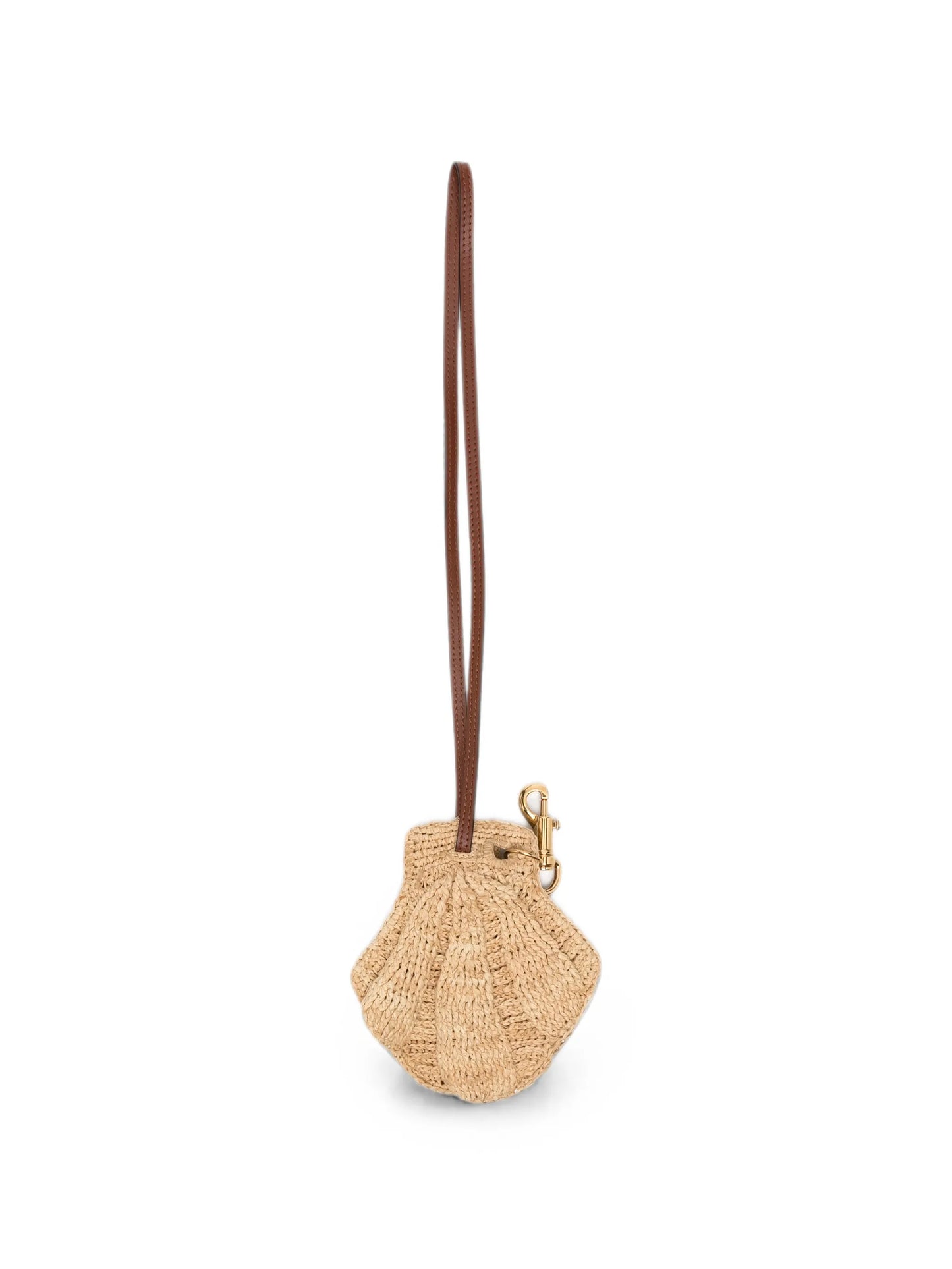 shell-motif bag charm