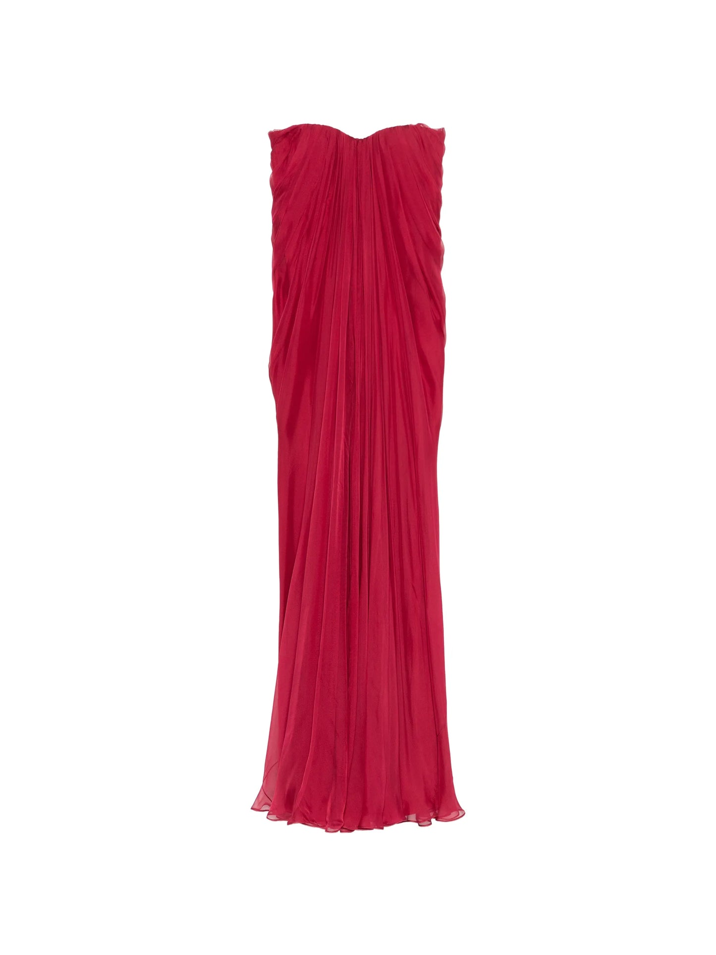 draped maxi dress