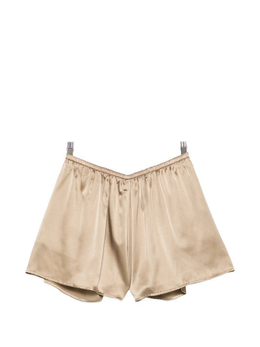 elasticated-waistband shorts