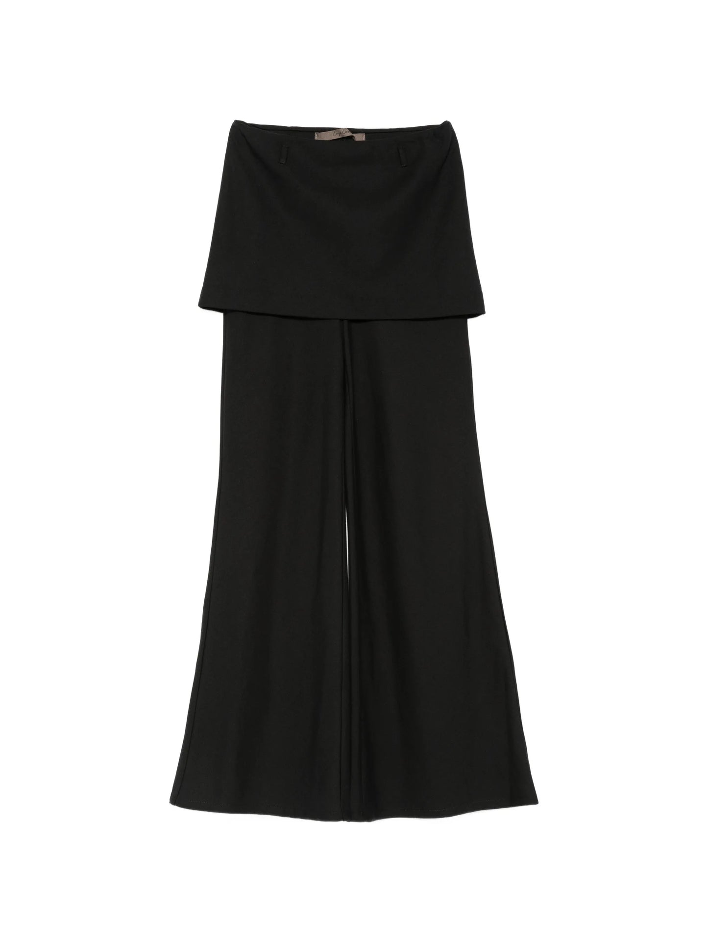 twill apron-style trousers