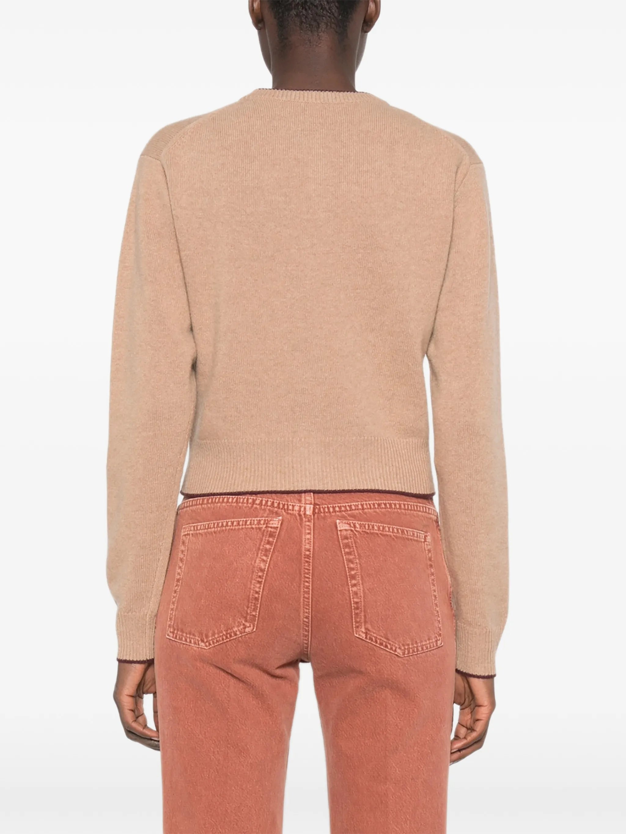 logo heart cardigan