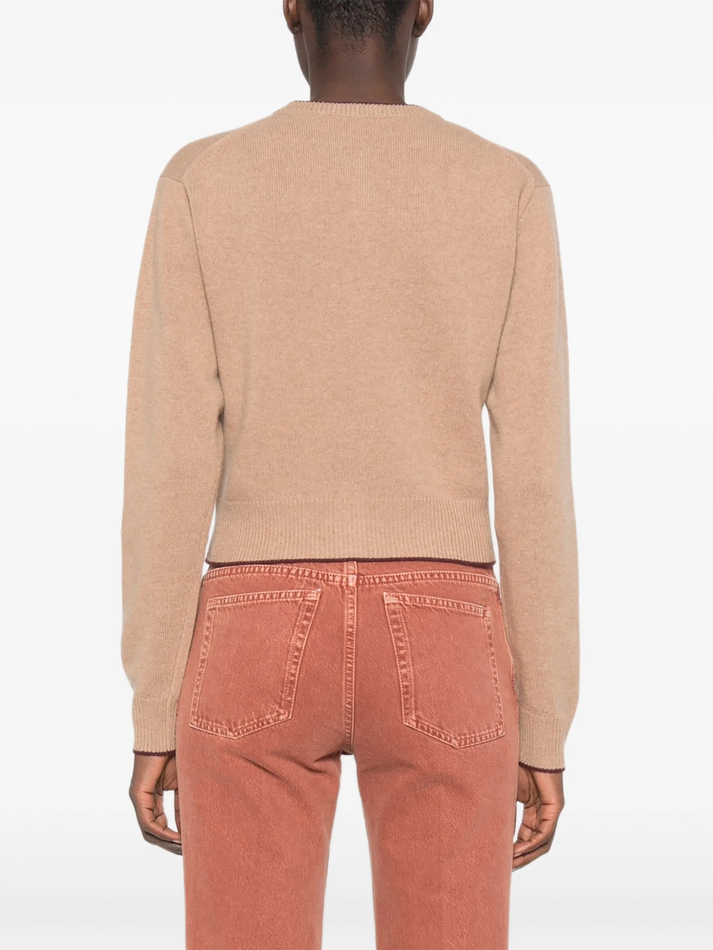 logo heart cardigan