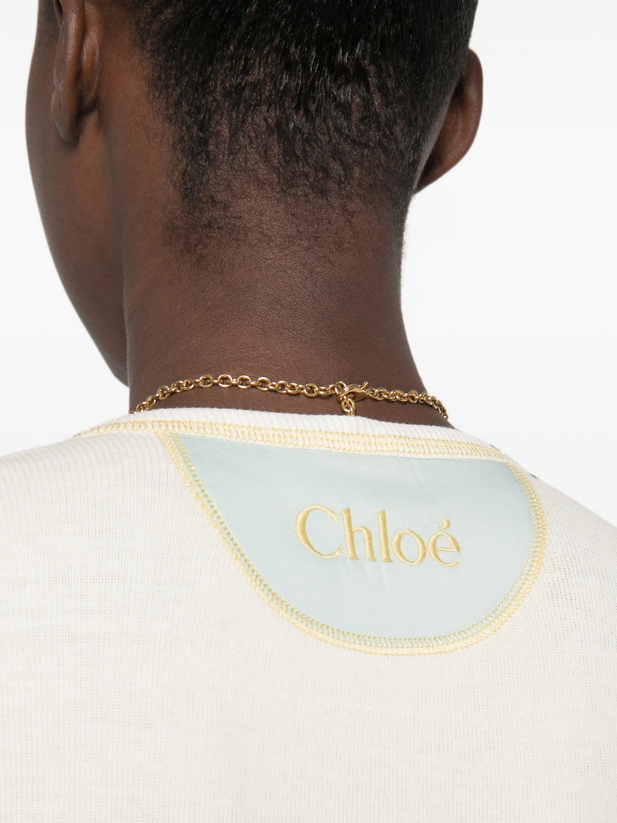 flatlock rib jersey top