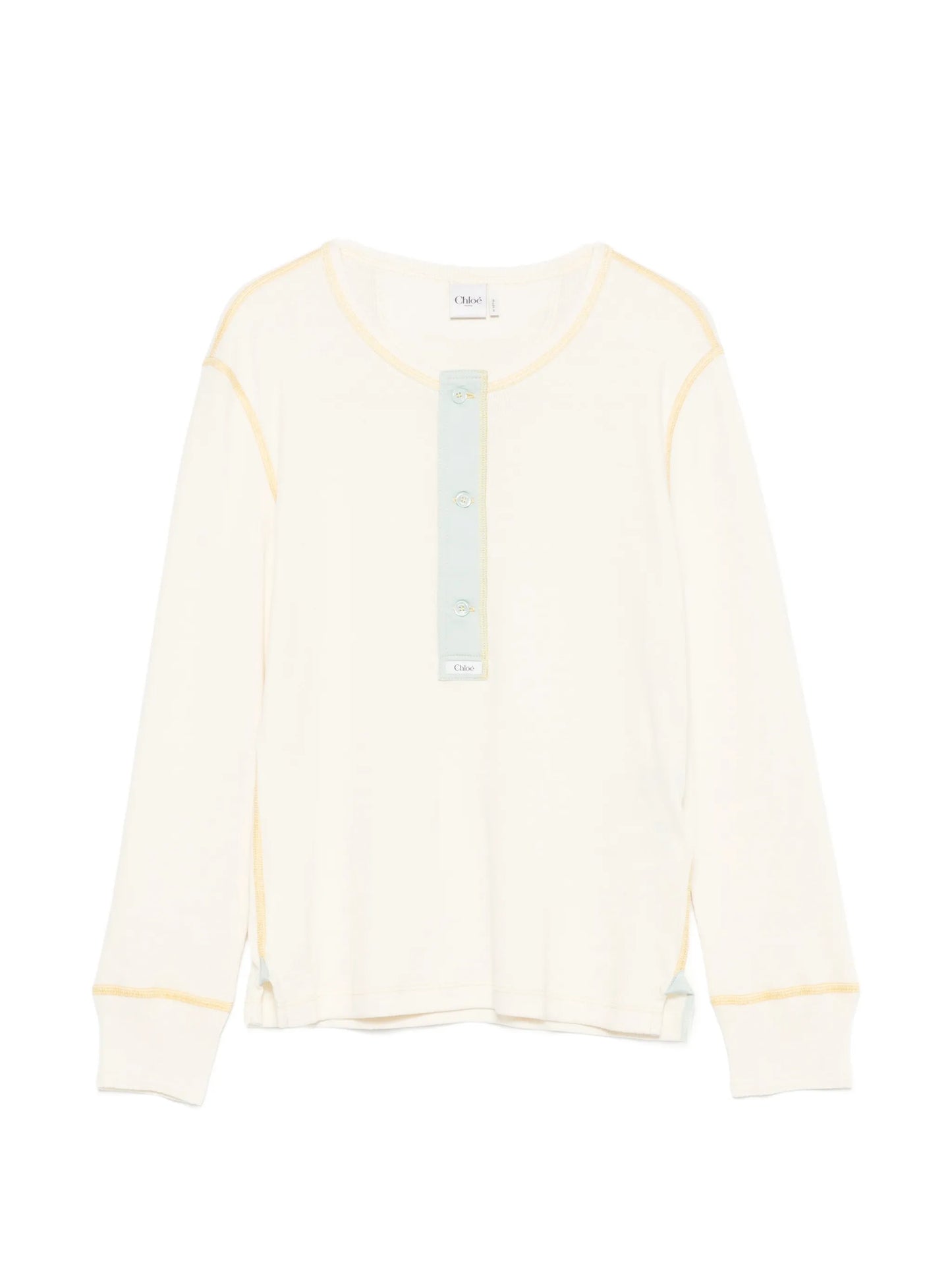 flatlock rib jersey top