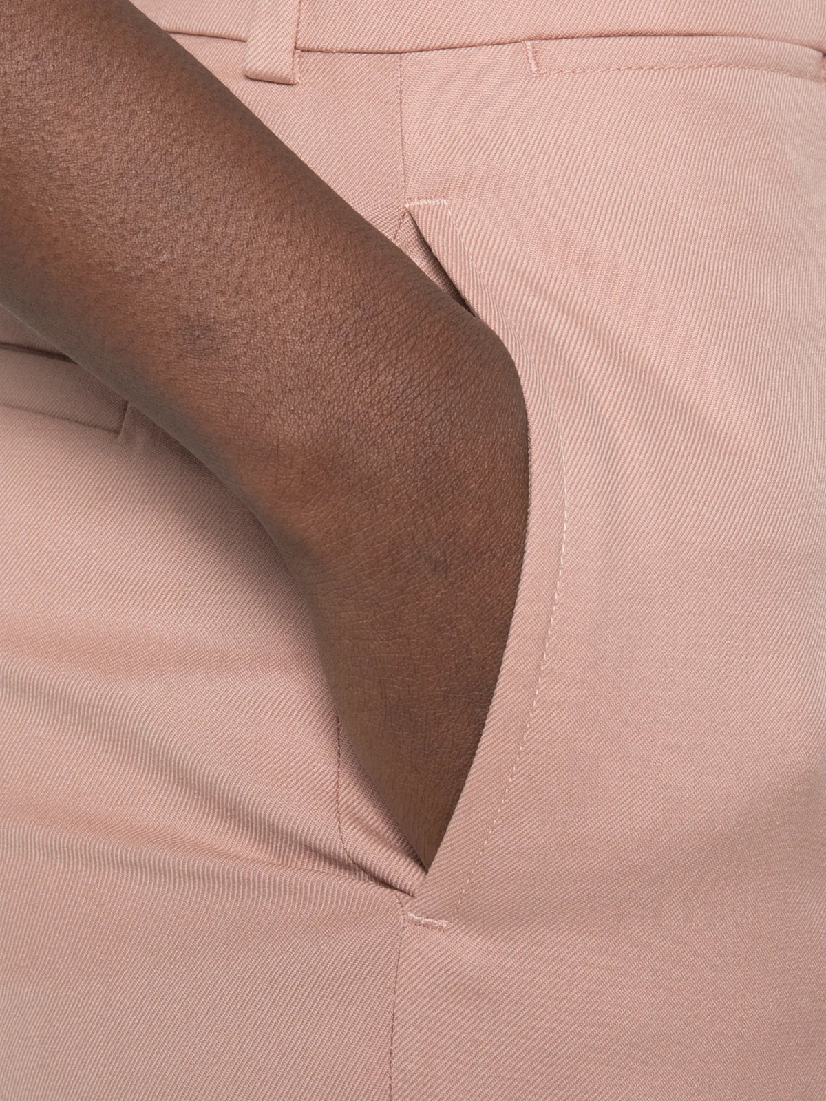 high-rise flared trousers in wool gabardine